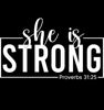 She is STRONG