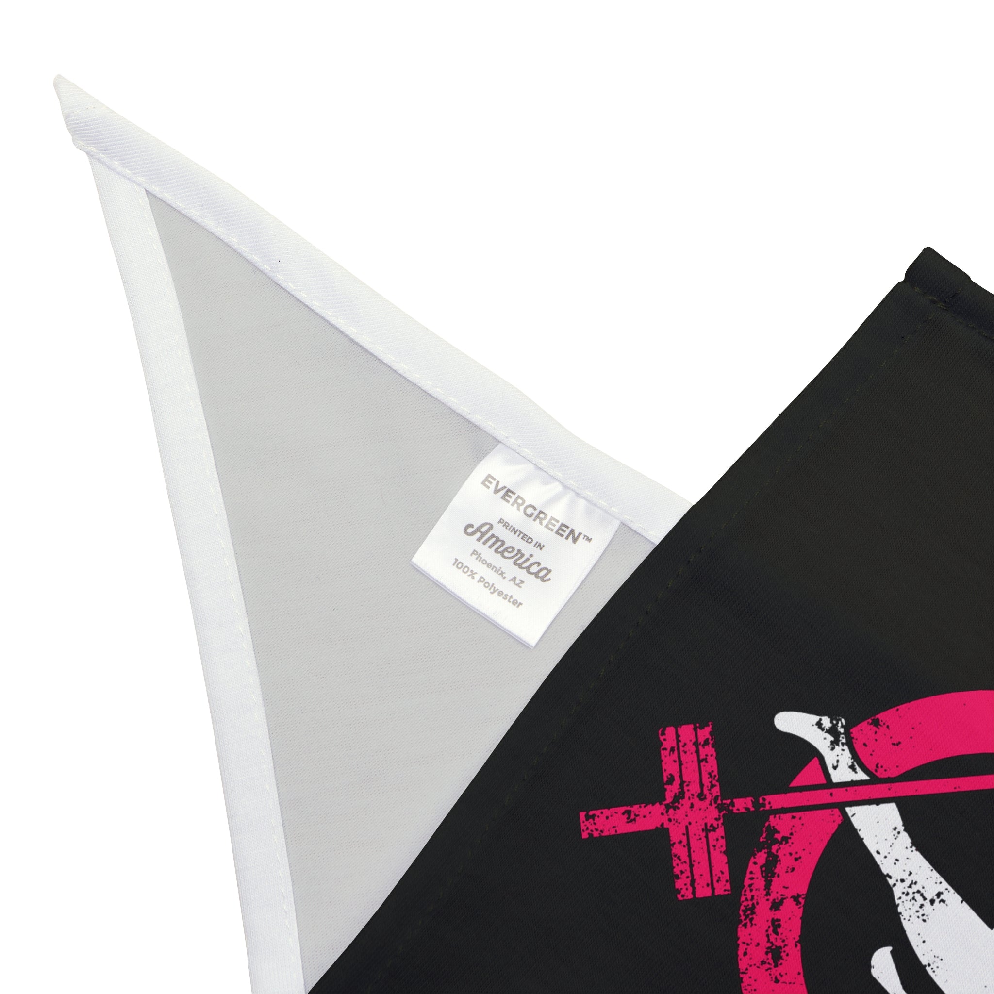 Pet Bandana - Black Distressed