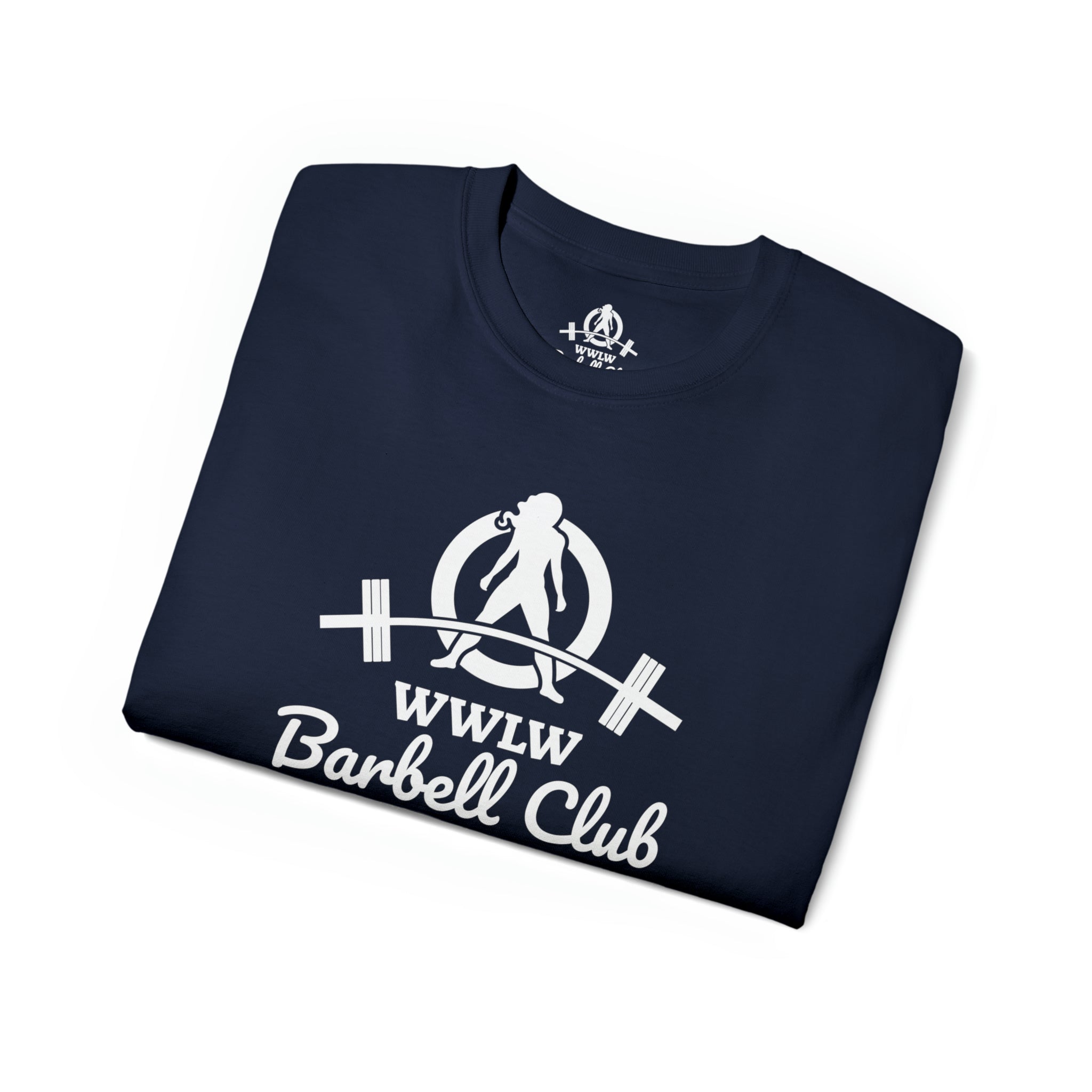 Barbell Club - Unisex Ultra Cotton Tee - White Logo