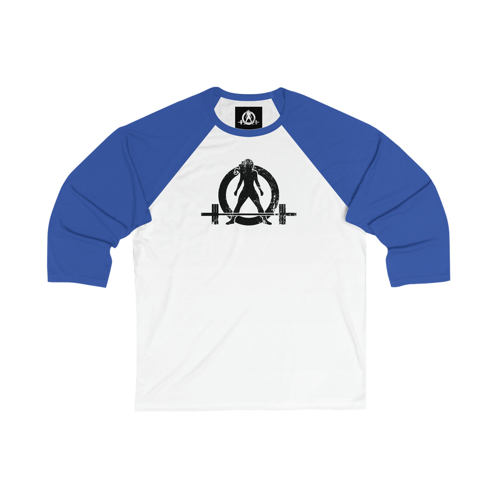 3\4 Sleeve Baseball Tee - I Could Deadlift You - Back