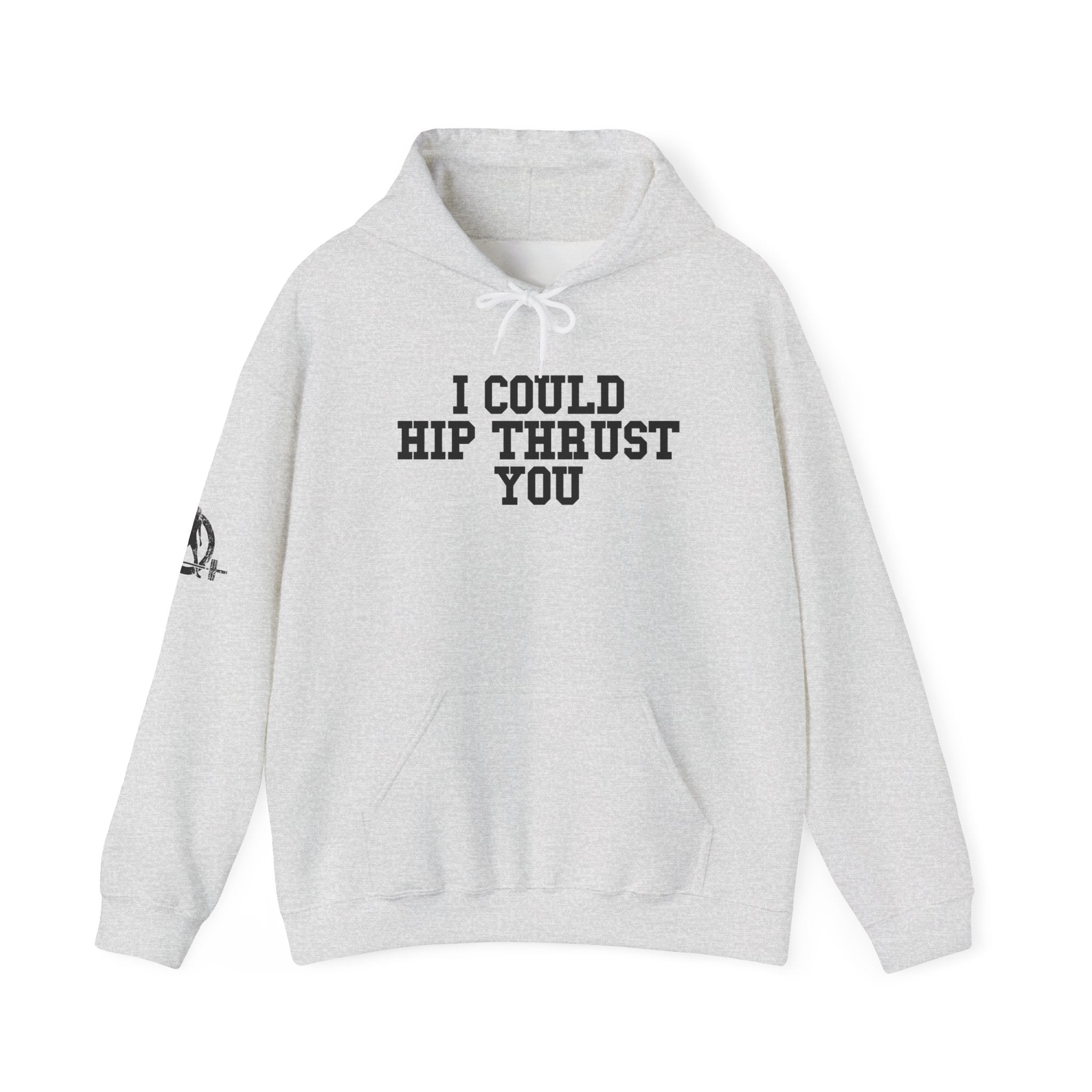 I Could Hip Thrust You – Black Logo Hoodie 🍑🔥
