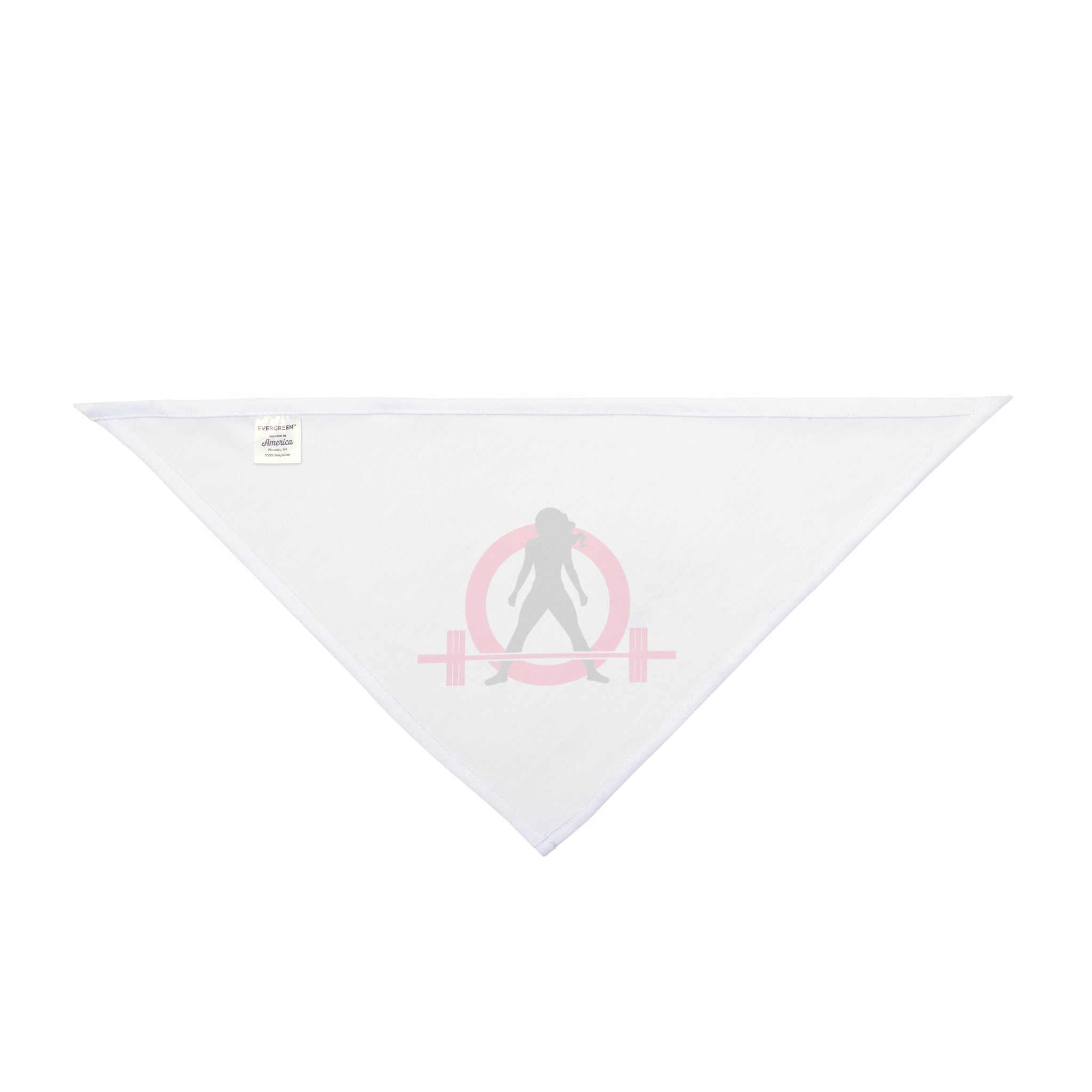 Pet Bandana - White Classic Logo
