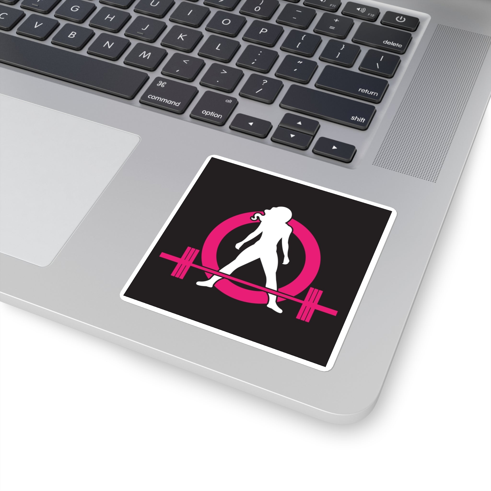 Square Stickers - Classic Black Logo