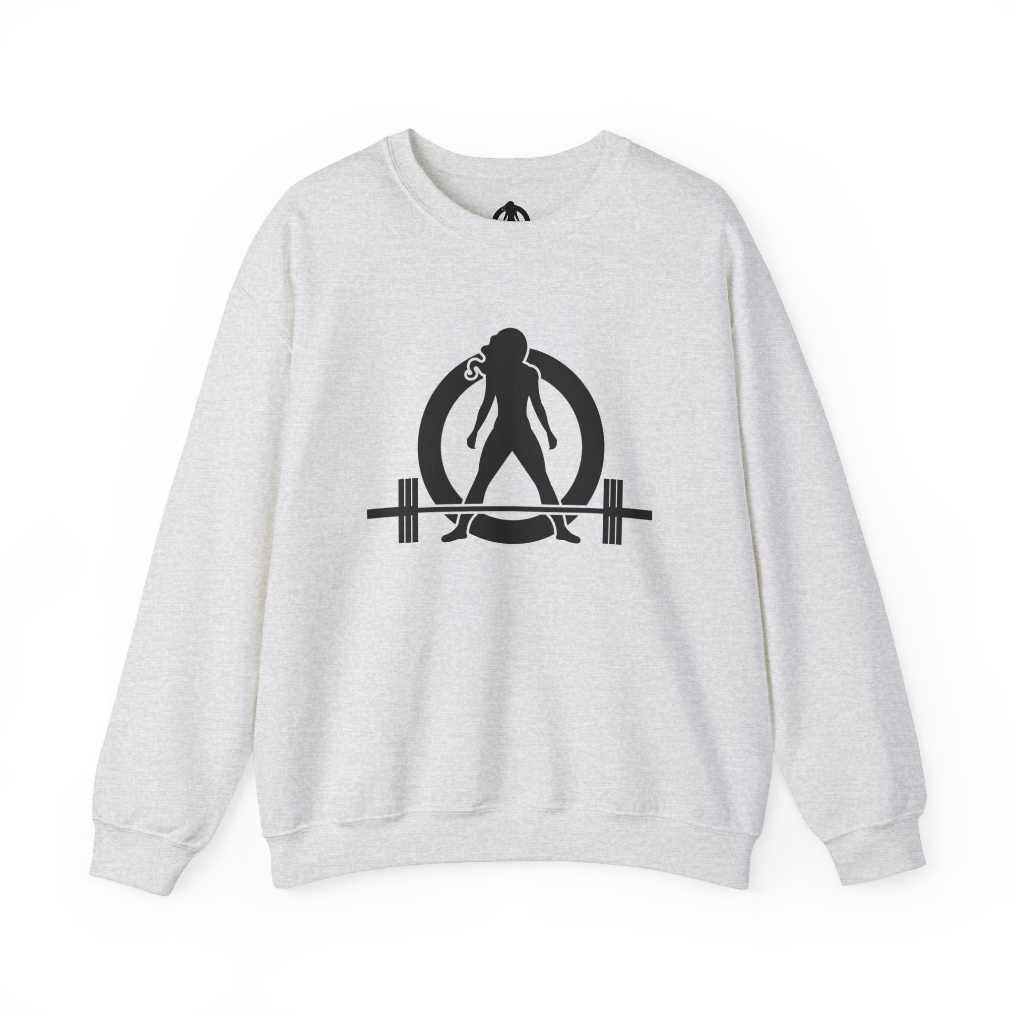 Iron Sharpens Iron - Unisex Heavy Blend™ Crewneck Sweatshirt - Front Black Logo - Front & Back Print
