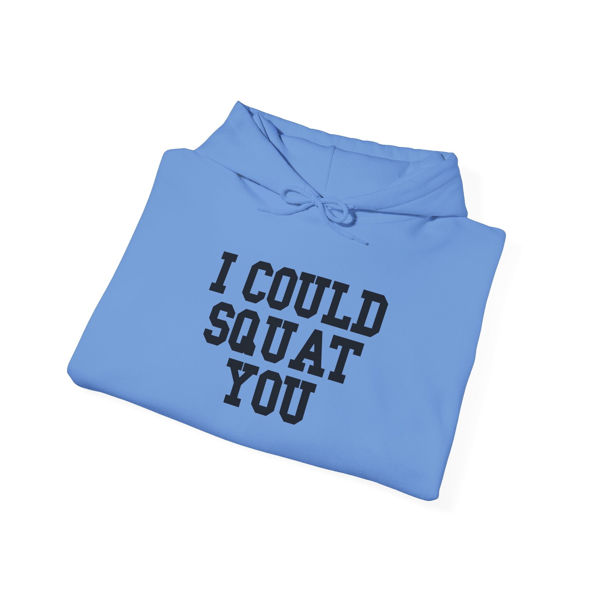 I Could Squat You – Black Logo Hoodie 🏋️♀️🔥