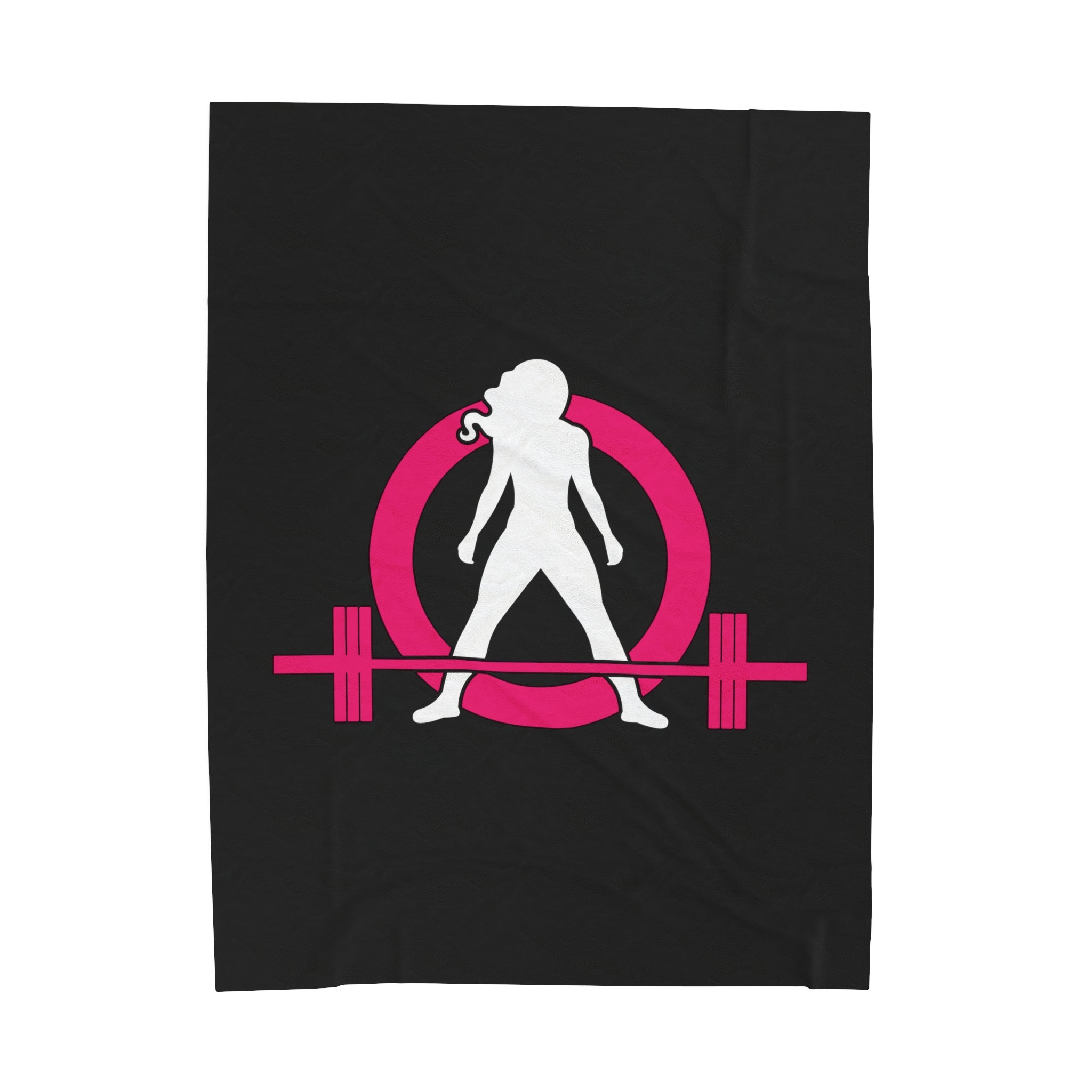 Velveteen Plush Blanket - Classic Dark Logo