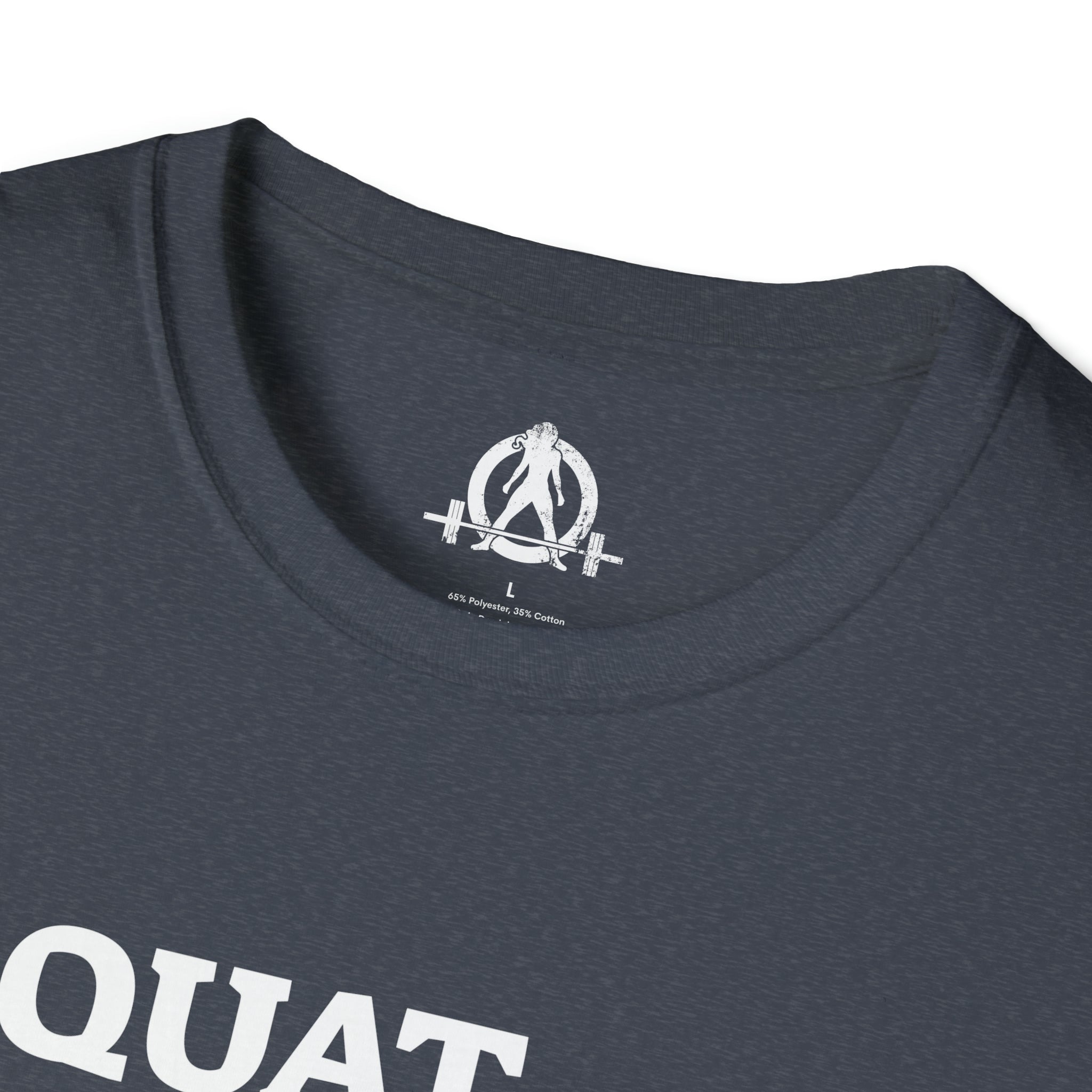 Squat Bench Deadlift Repeat - Unisex Softstyle T-Shirt - Black & Pink - Plain Back