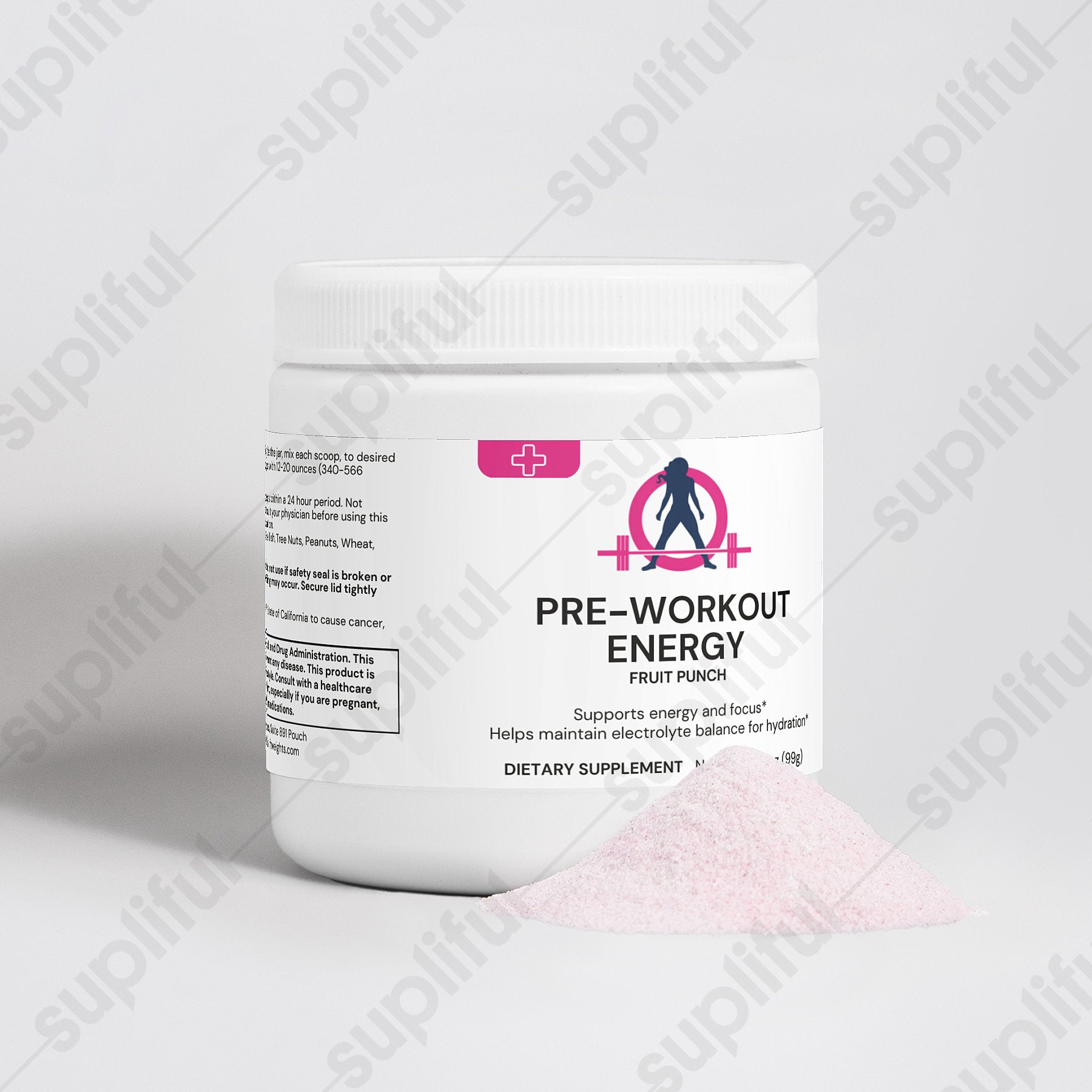 Pre Workout- Energy Powder
 (Fruit Punch)