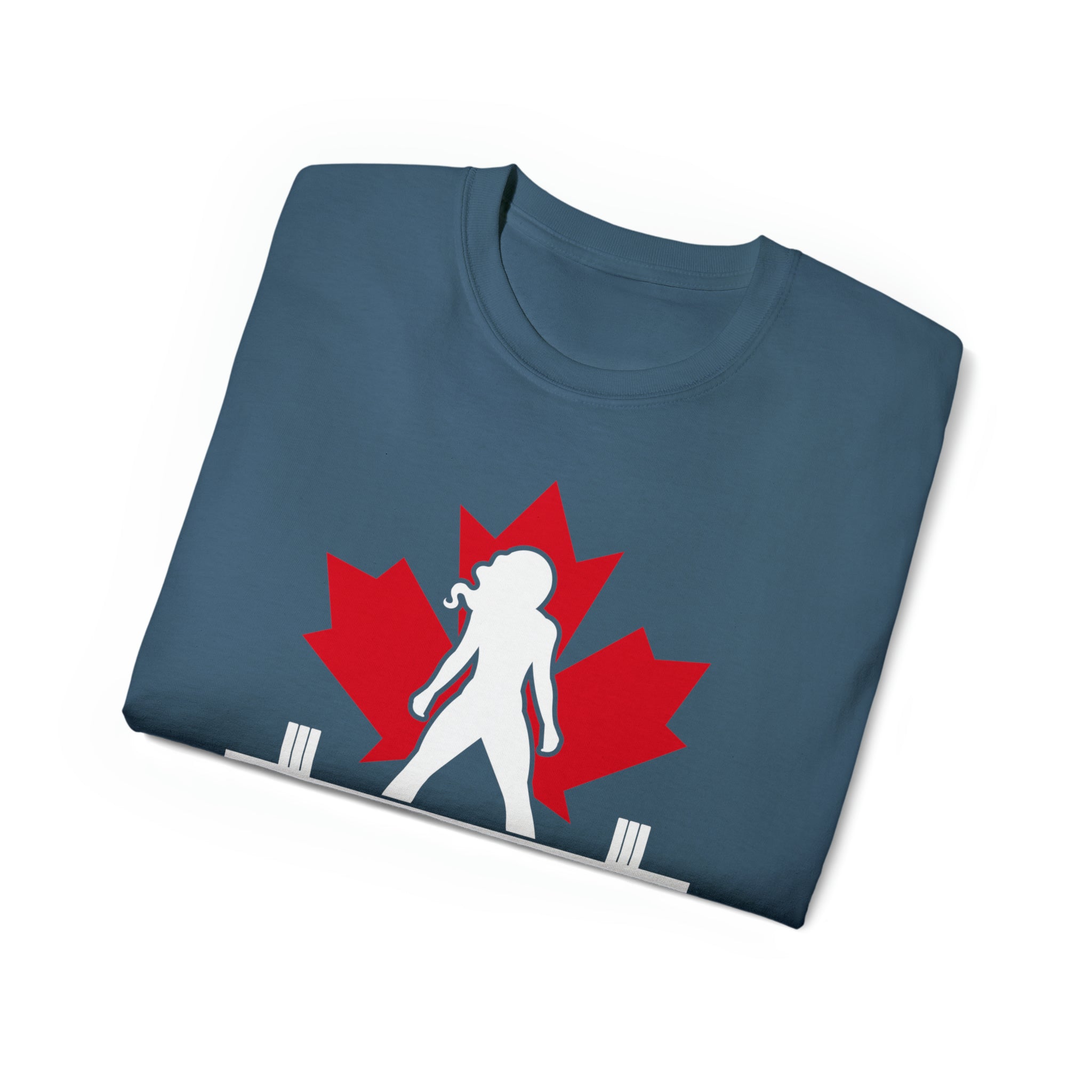 Canada Logo Dark - Unisex Ultra Cotton Tee - Plain Back