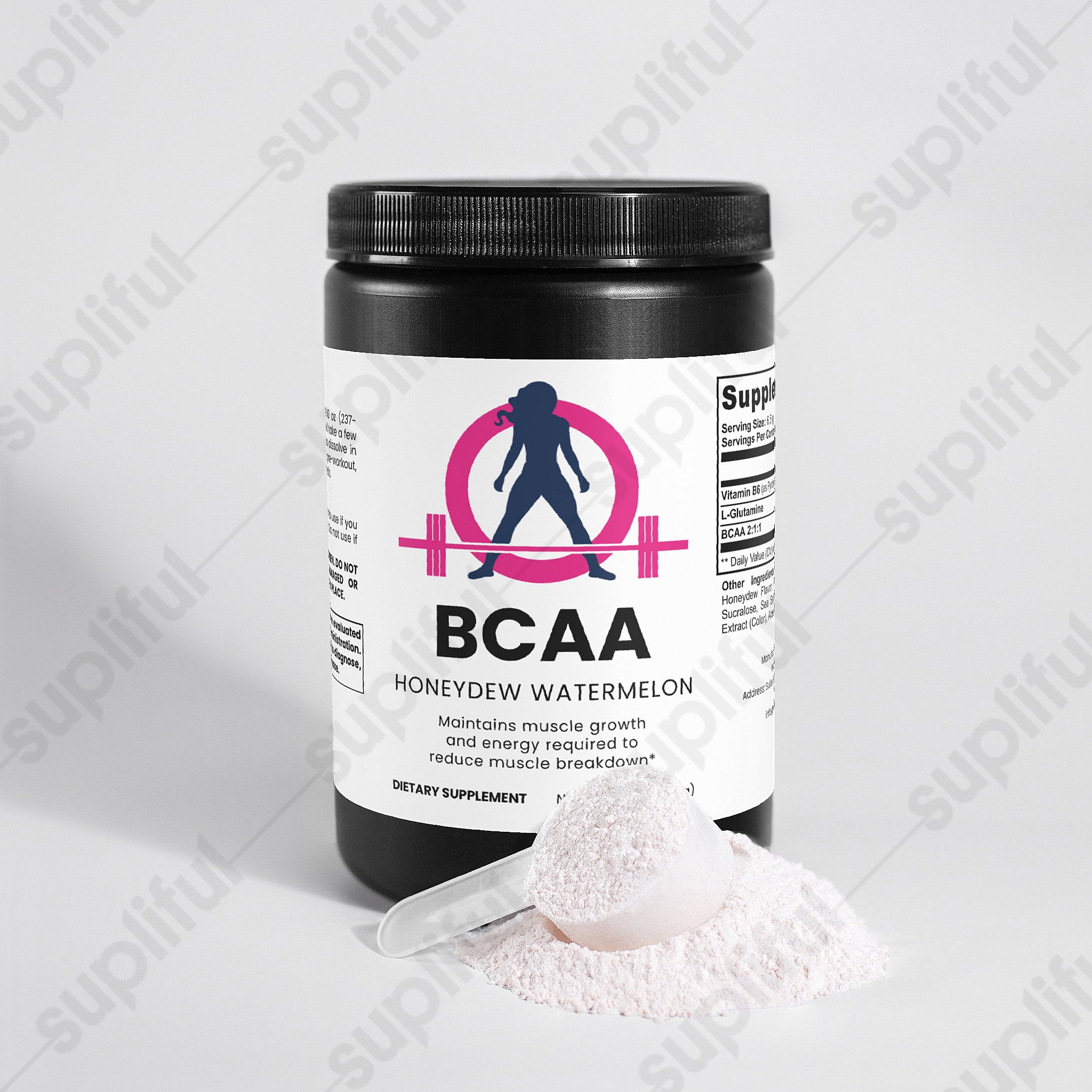 BCAA Post Workout Powder (Honeydew/Watermelon) - 454 grams