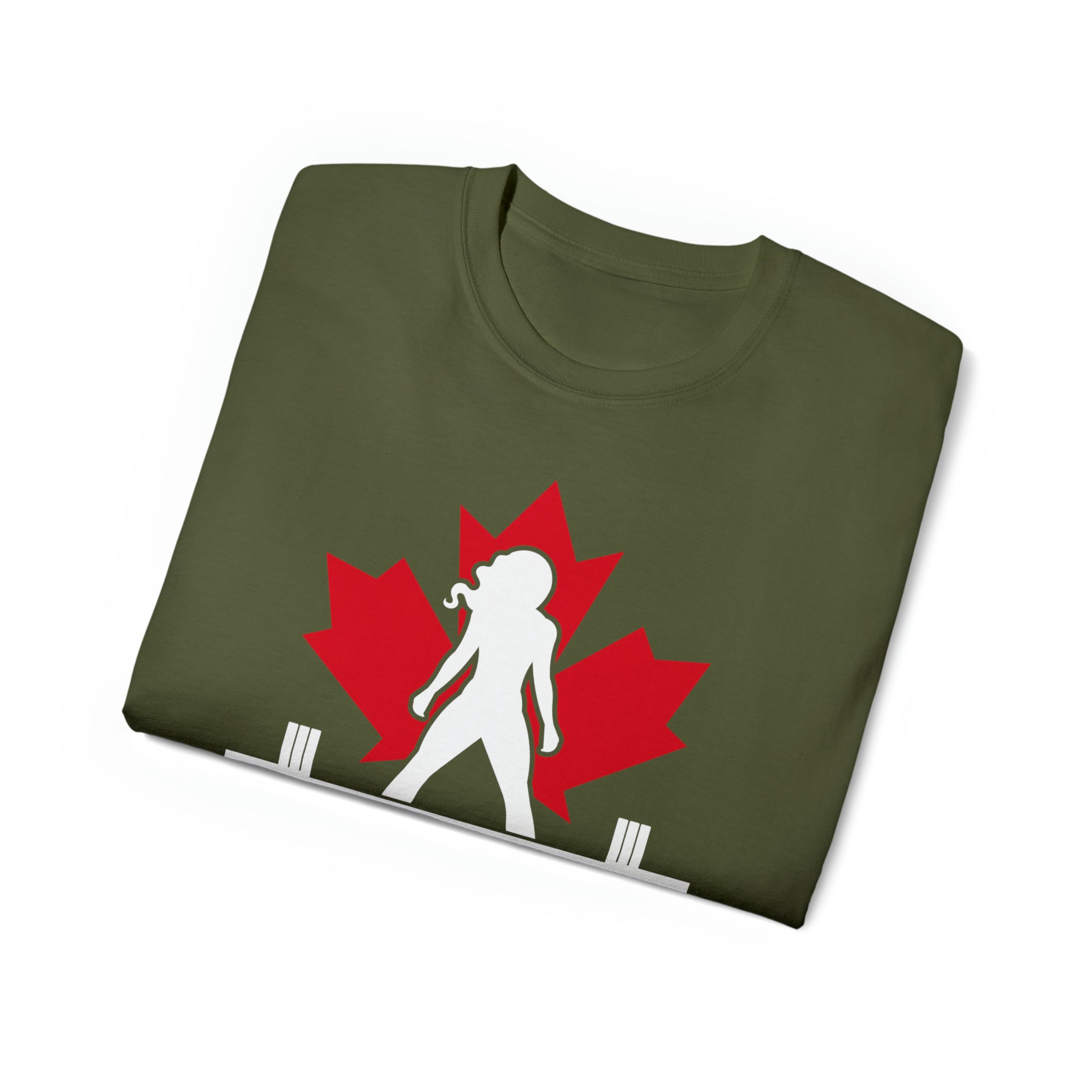 Canada Logo Dark - Unisex Ultra Cotton Tee - Plain Back