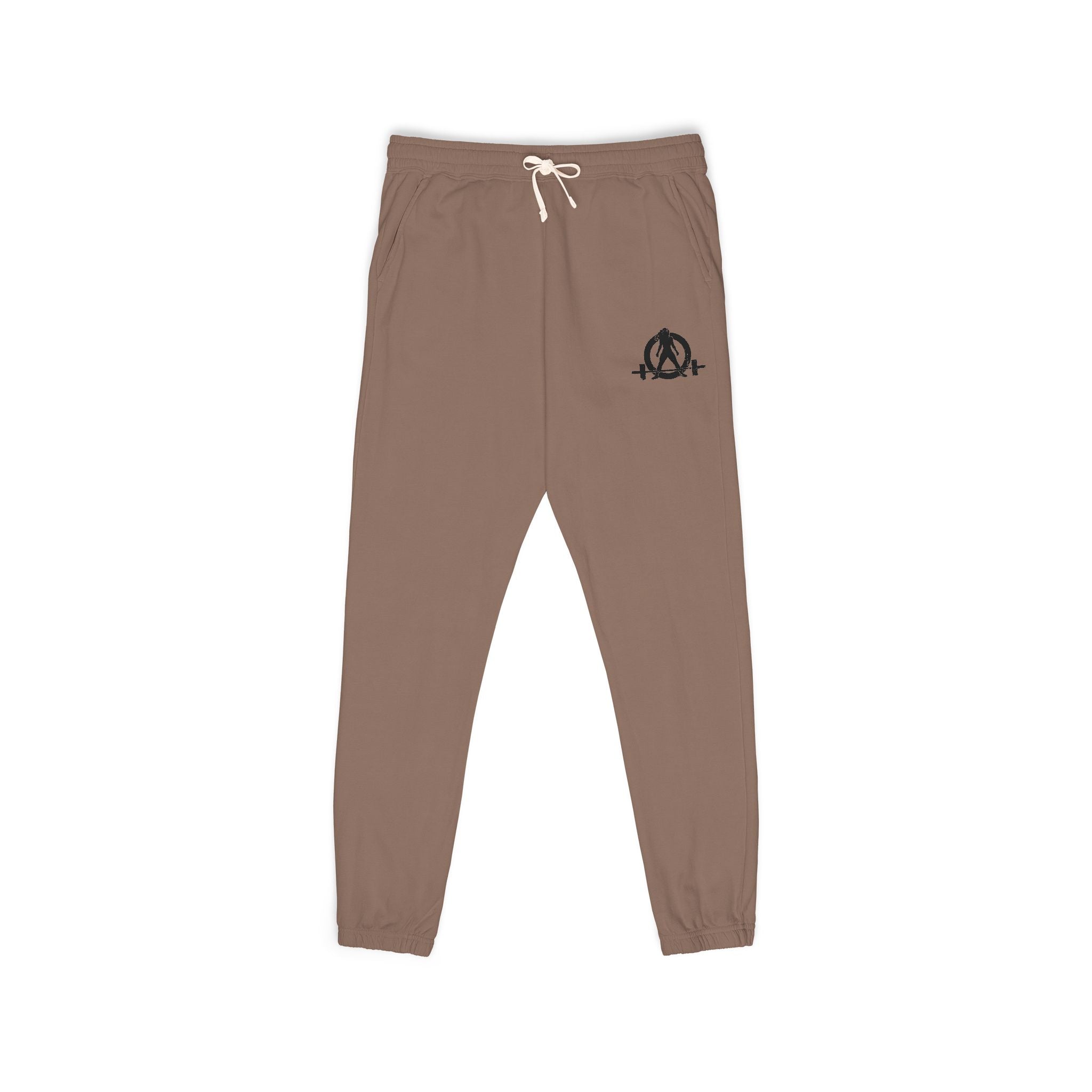 WWLW Unisex Fleece Sweatpants, Casual Chill Pants for Relaxation, Perfect for Home or Lounge, Gift for Friends, Daily Comfort Wear - Black Logo
