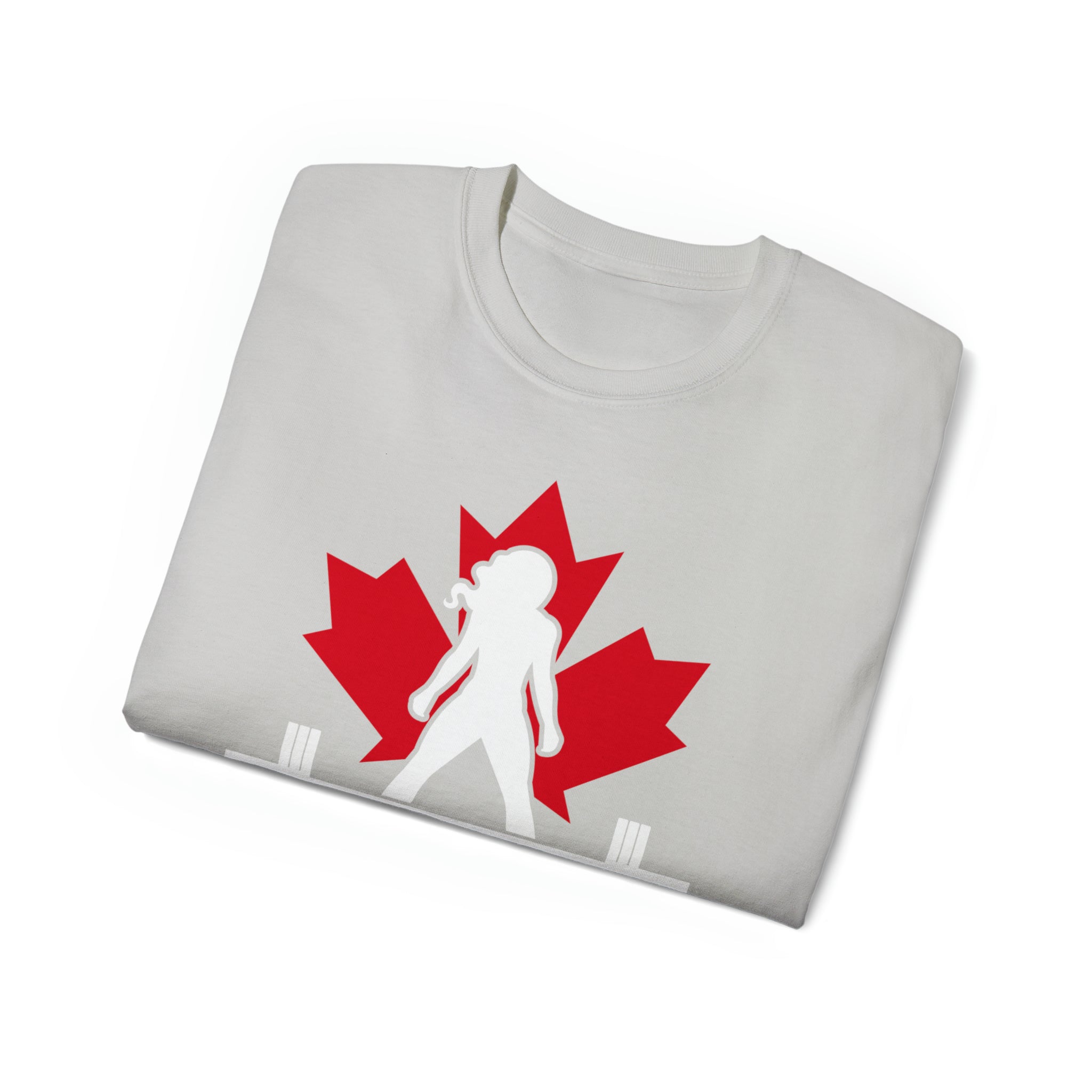Canada Logo Dark - Unisex Ultra Cotton Tee - Plain Back