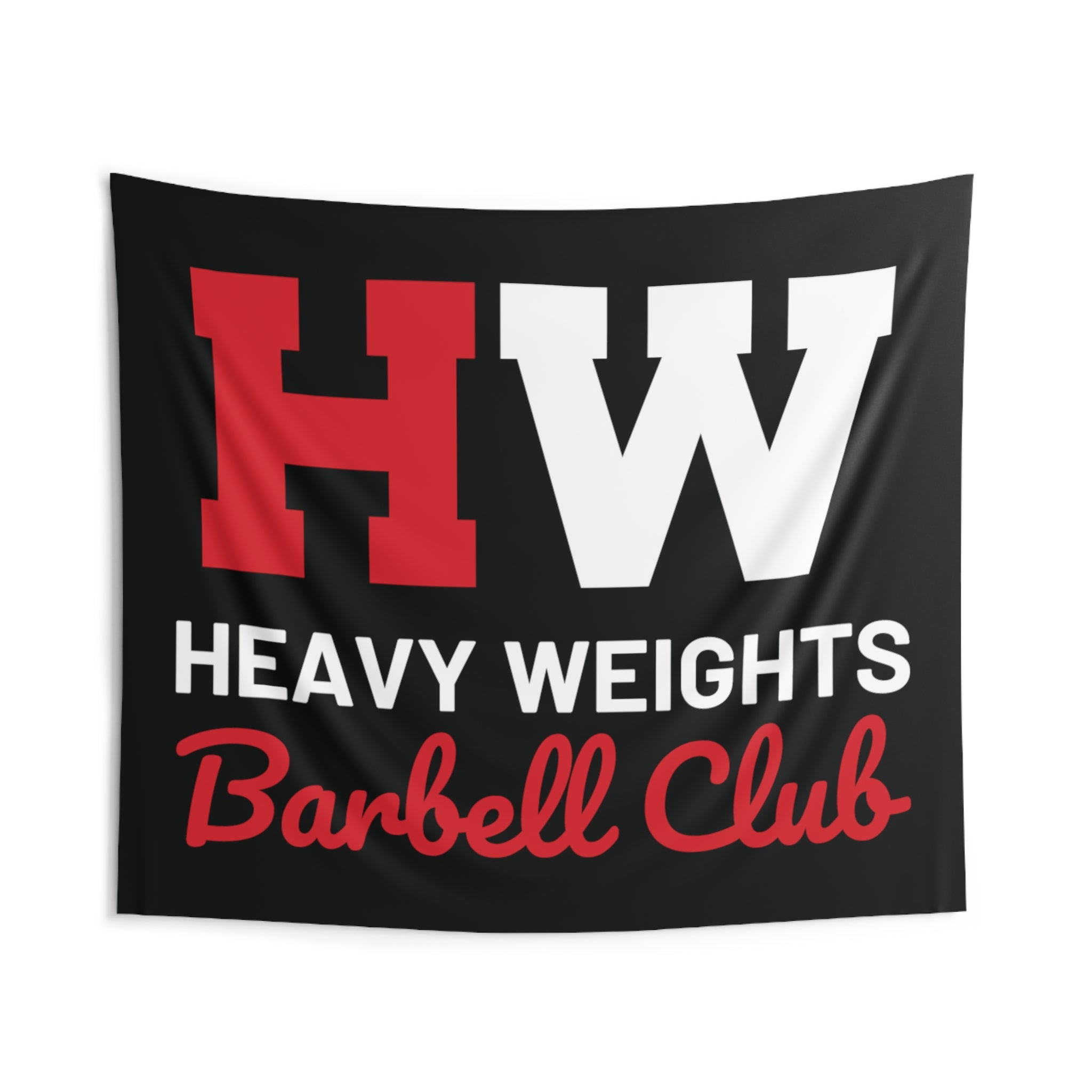Heavy Weights Barbell Club - Indoor Wall Tapestries