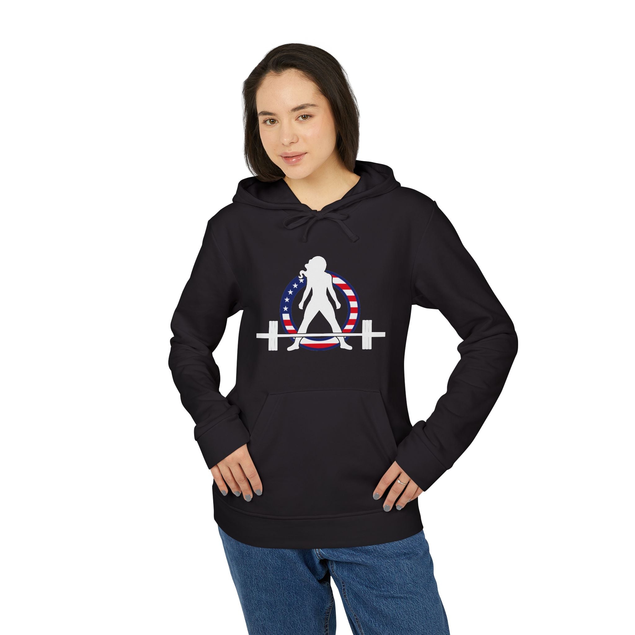 Unisex Fleece Hoodie - USA Collection - Light Logo
