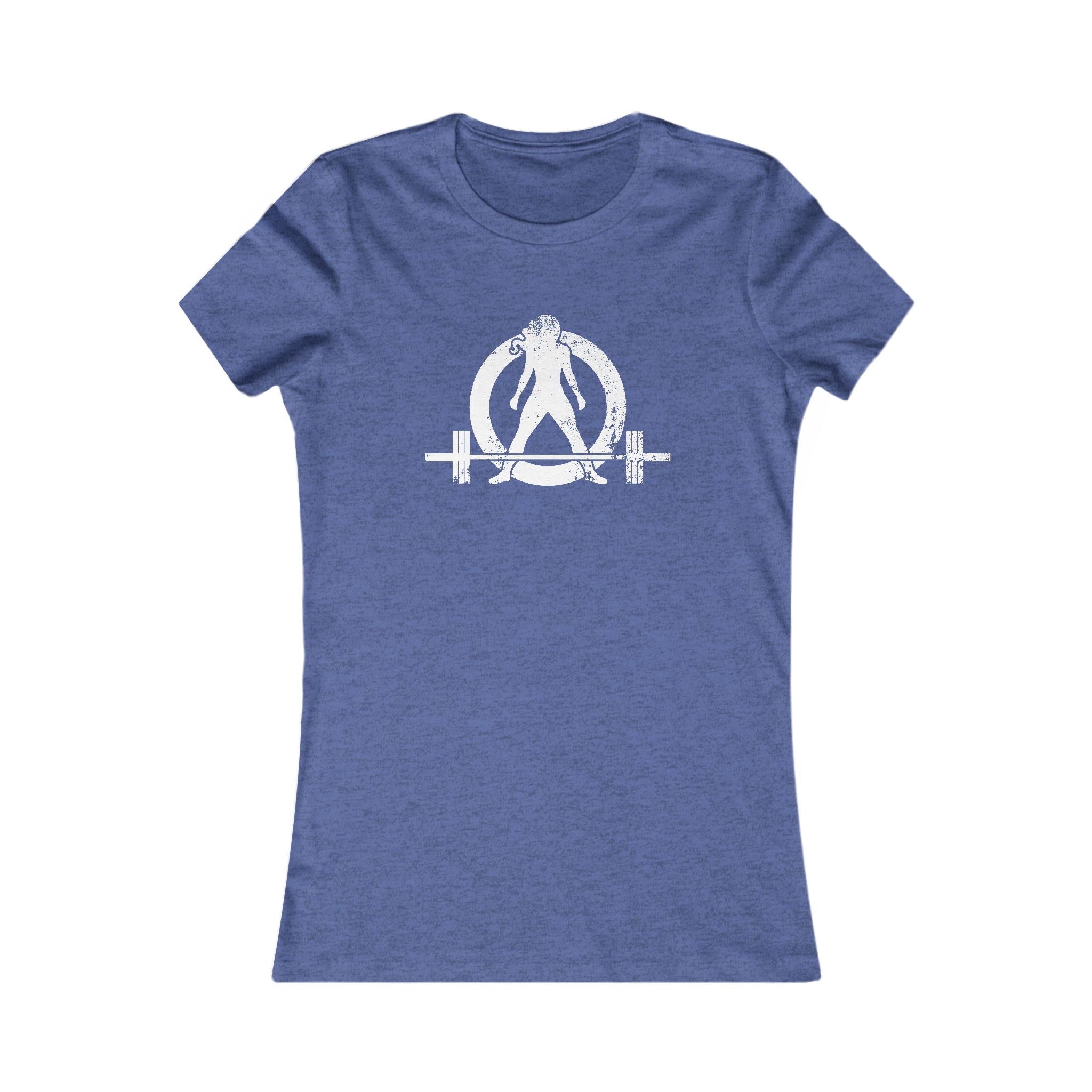 Kick Your Ass – Women’s Favorite Tee (White Distressed Logo)