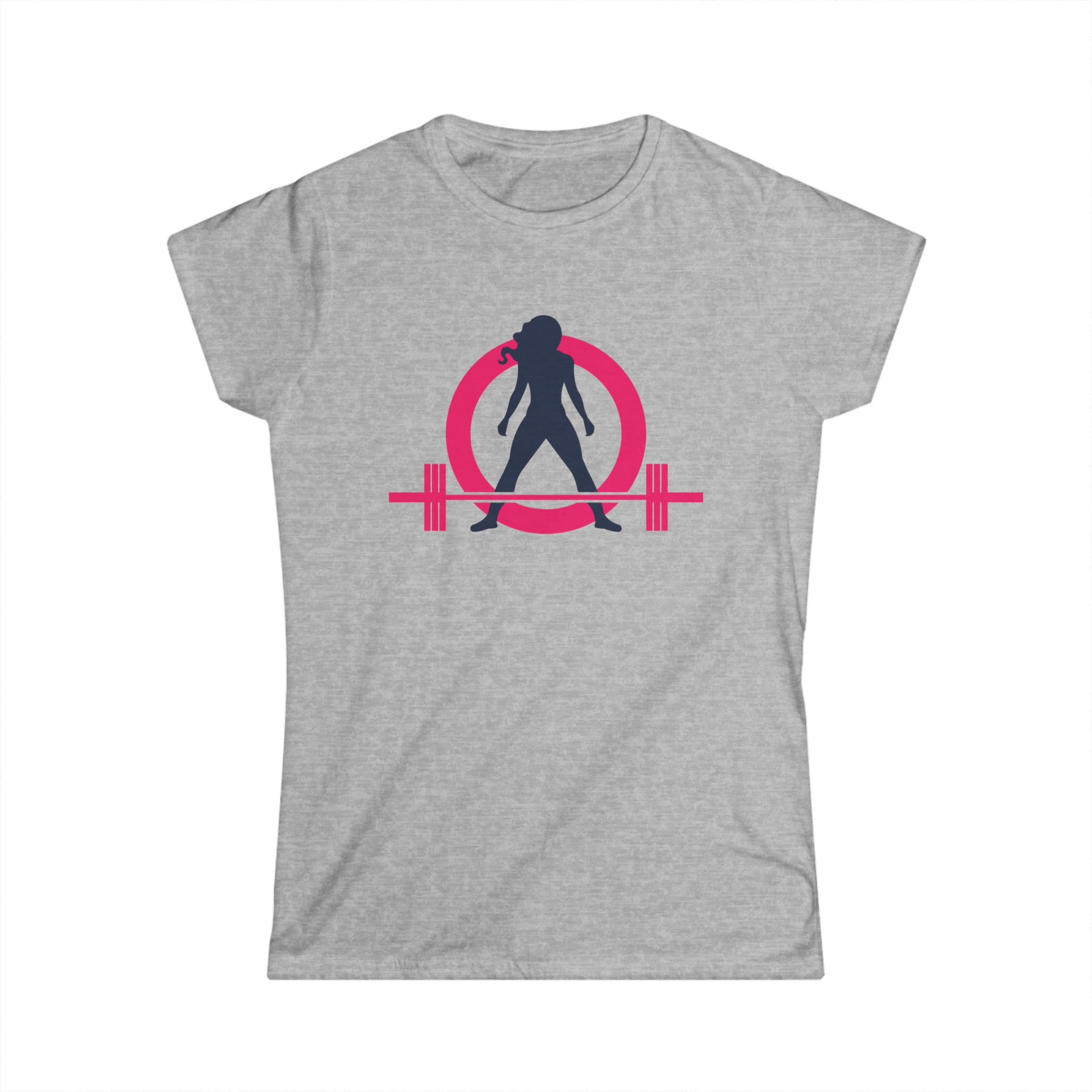 Women's Softstyle Tee - Classic Light Logo - Plain Back