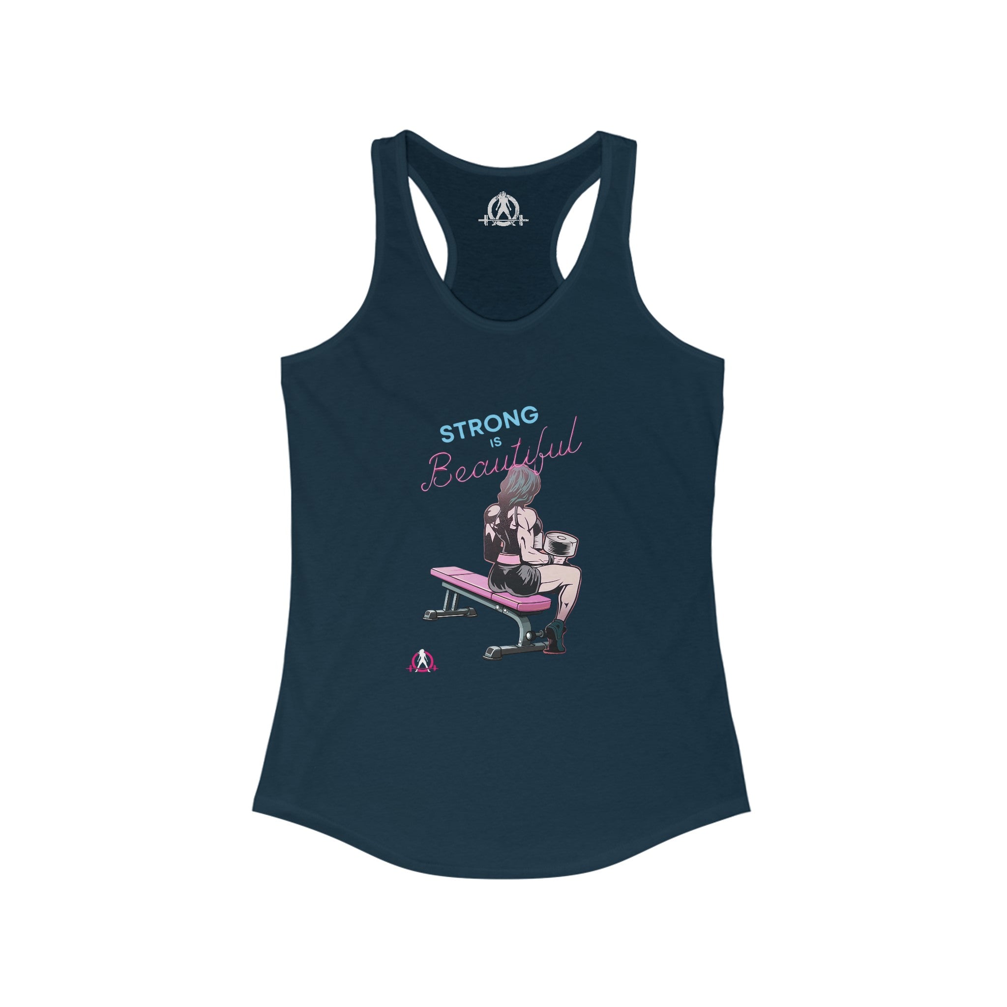 Strong Is Beautiful - Comic  - Racer Back Tank Top - Women's Ideal Racerback Tank Plain Back
