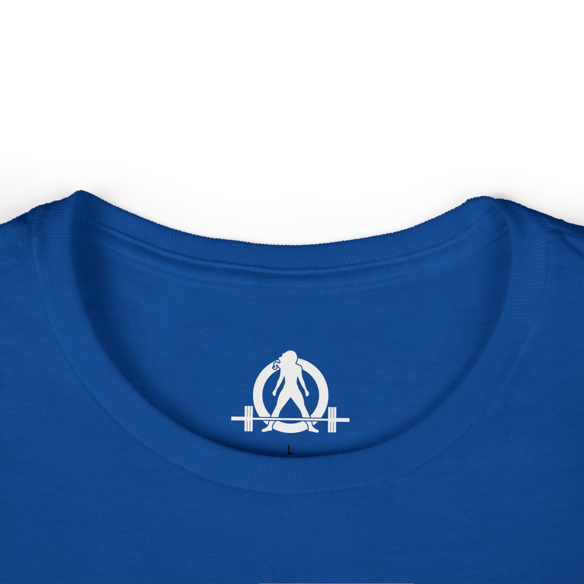 Dare To Be Different - Deadlift - Women's Softstyle Tee - Logo on Front - Plain Back