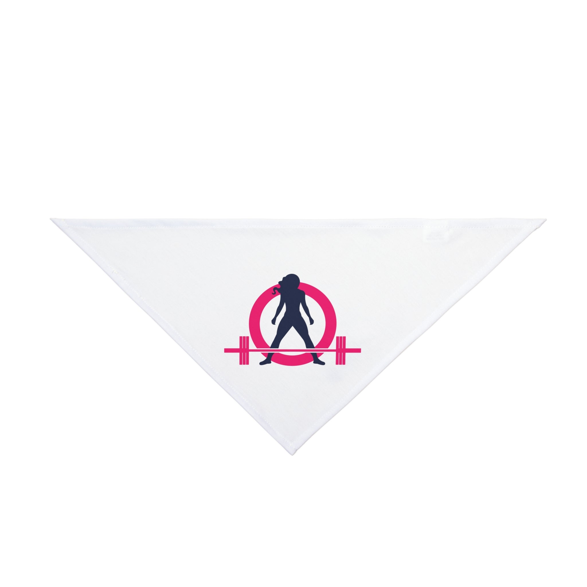 Pet Bandana - White Classic Logo