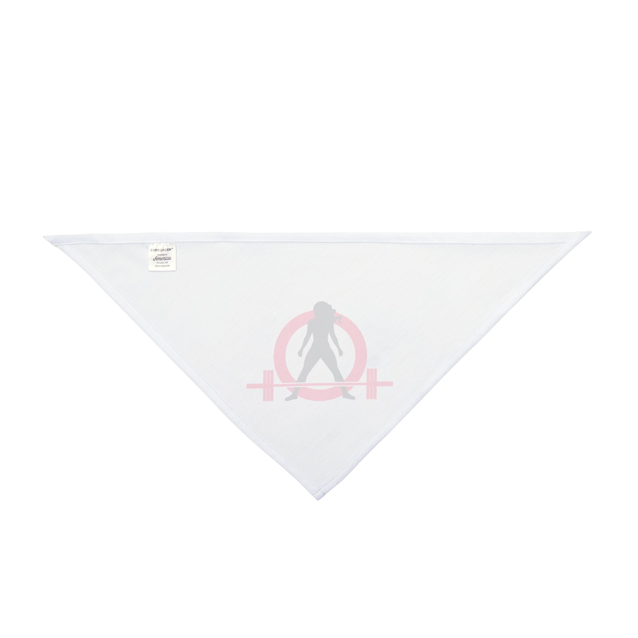 Pet Bandana - White Classic Logo