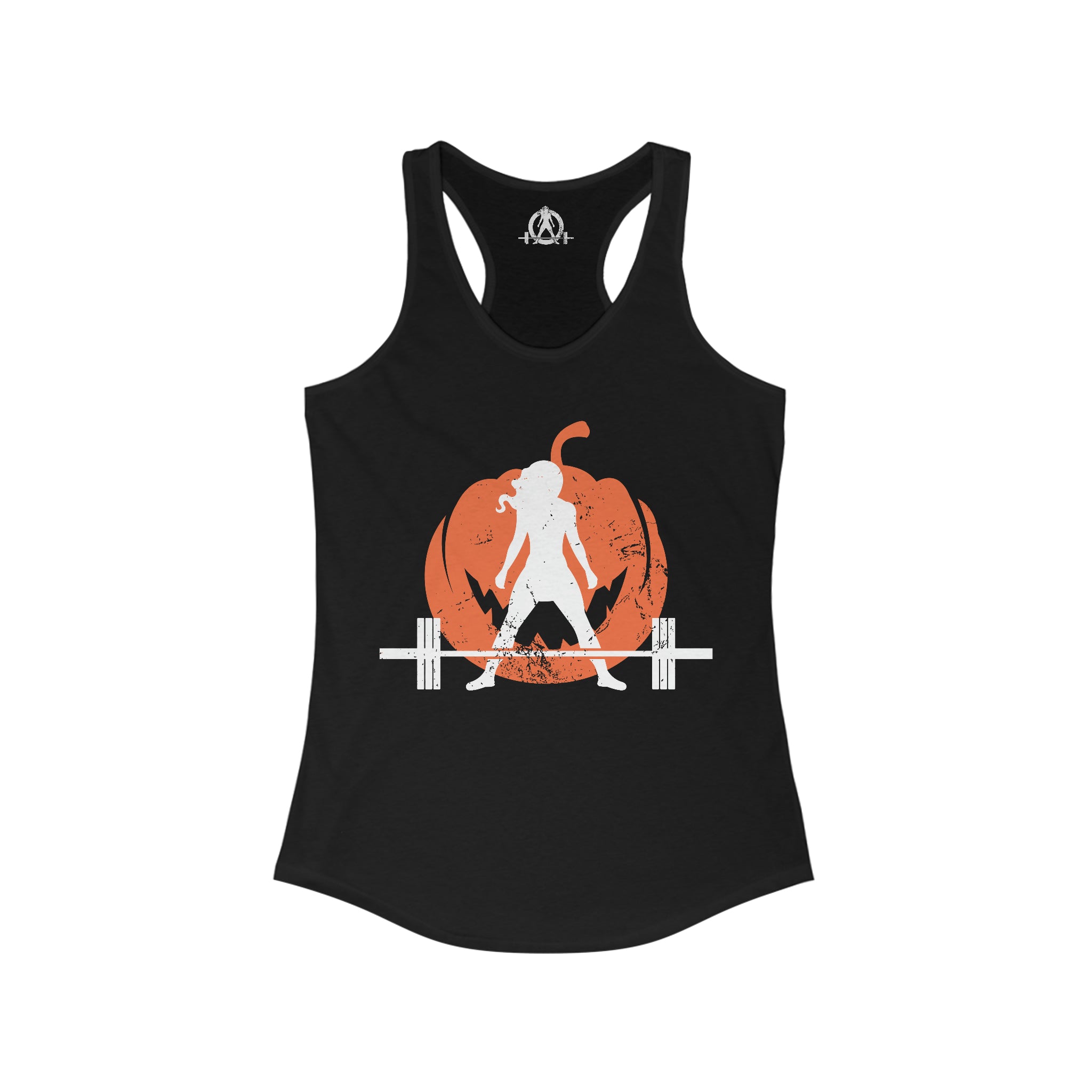 Halloween Graveyard - Women's Ideal Racerback Tank - Plain Back
