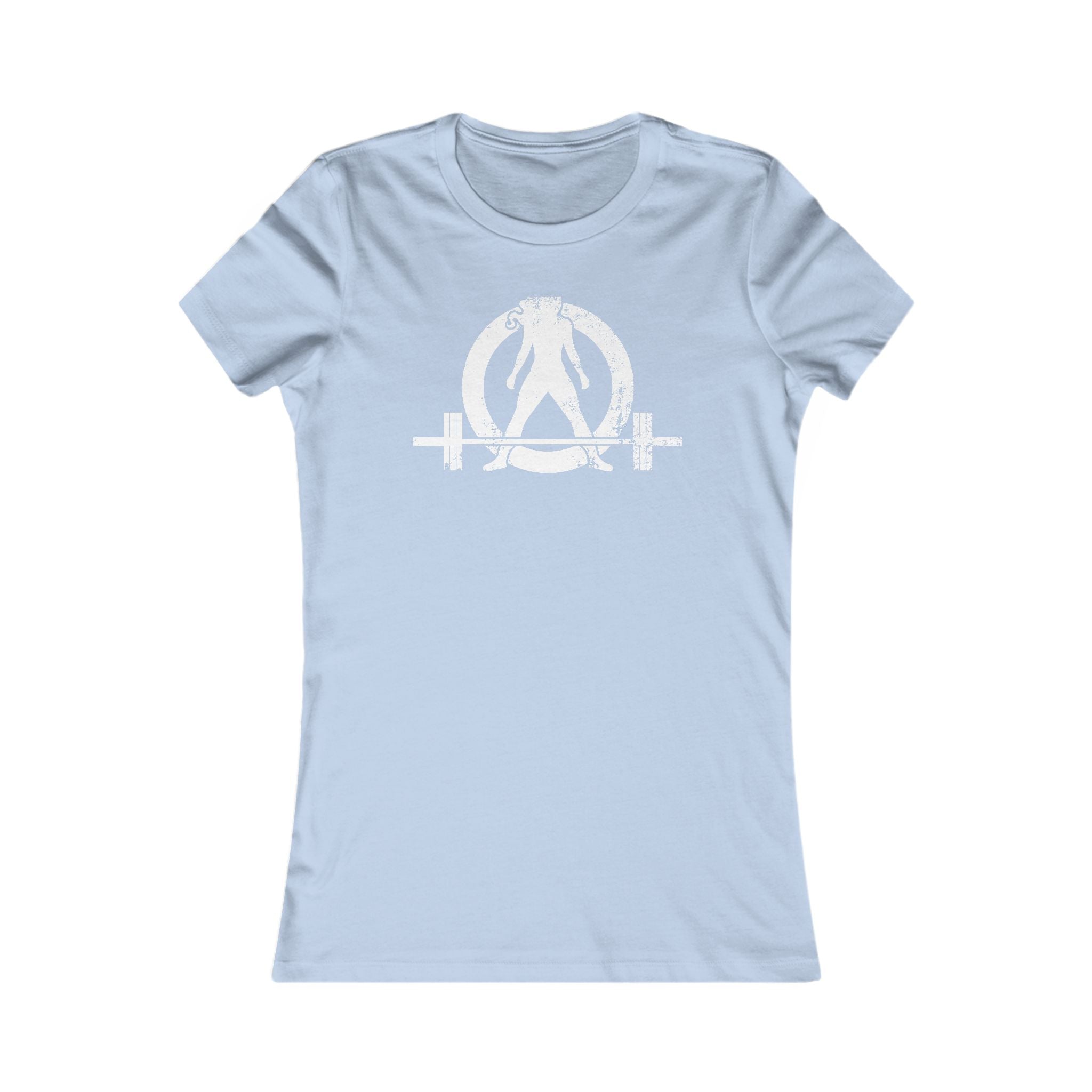 I DON’T WANT TO LOOK SKINNY I WANT TO LOOK LIKE I CAN KICK YOUR ASS - White WWLW Distressed Logo - Women's Favorite Tee