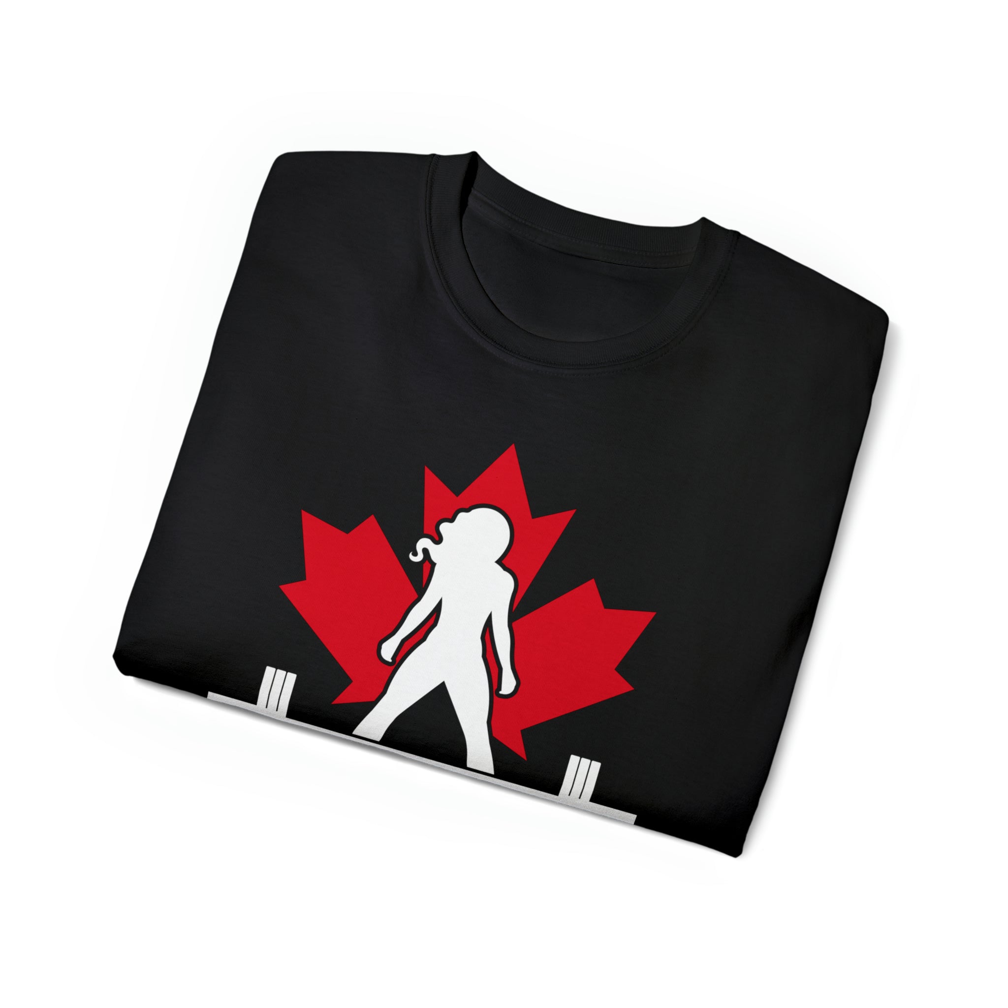 Canada Logo Dark - Unisex Ultra Cotton Tee - Plain Back