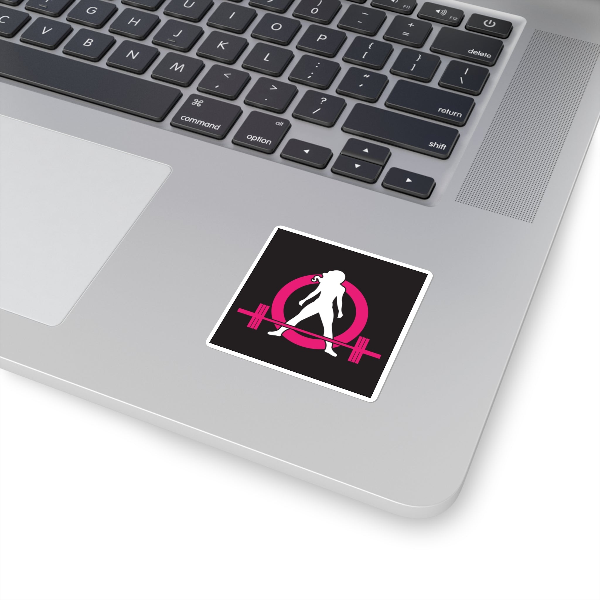 Square Stickers - Classic Black Logo