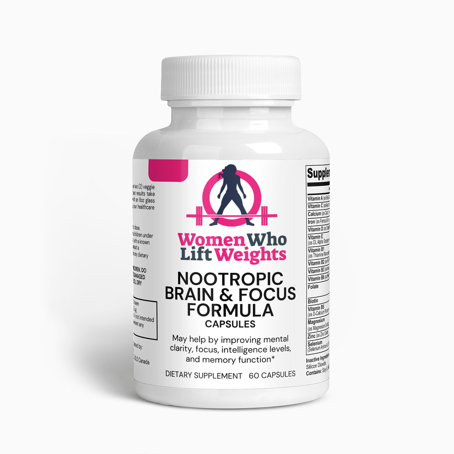 Nootropic Brain & Focus Formula - 60 Caps