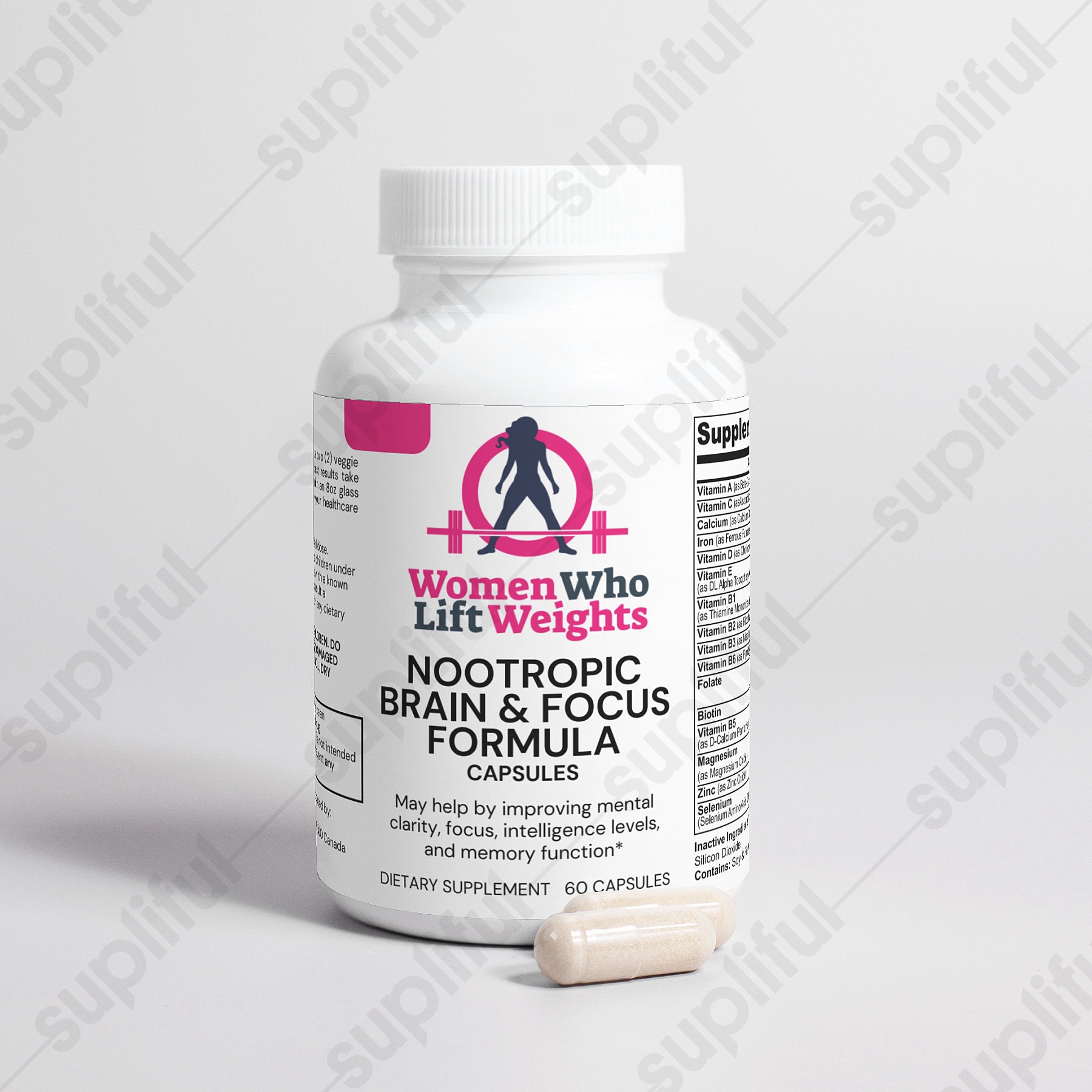 Nootropic Brain & Focus Formula - 60 Caps
