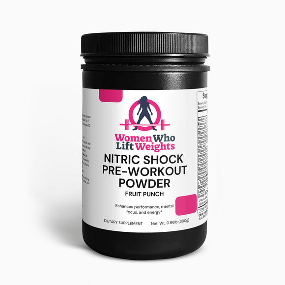 Nitric Shock Pre-Workout Powder (Fruit Punch) - 300 grams