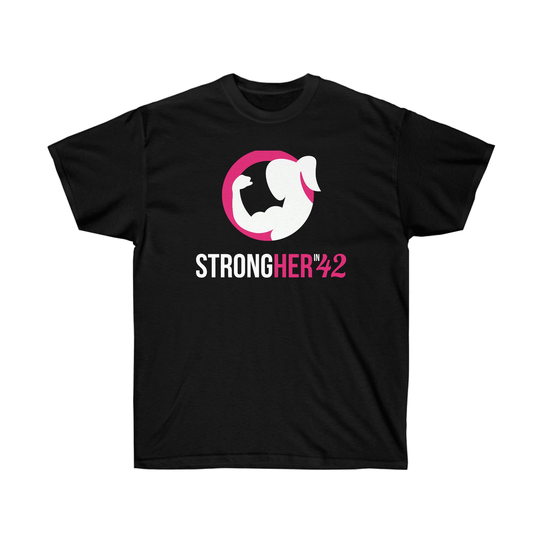 Strong Her in 42 - Classic Color Logo - Unisex Ultra Cotton Tee