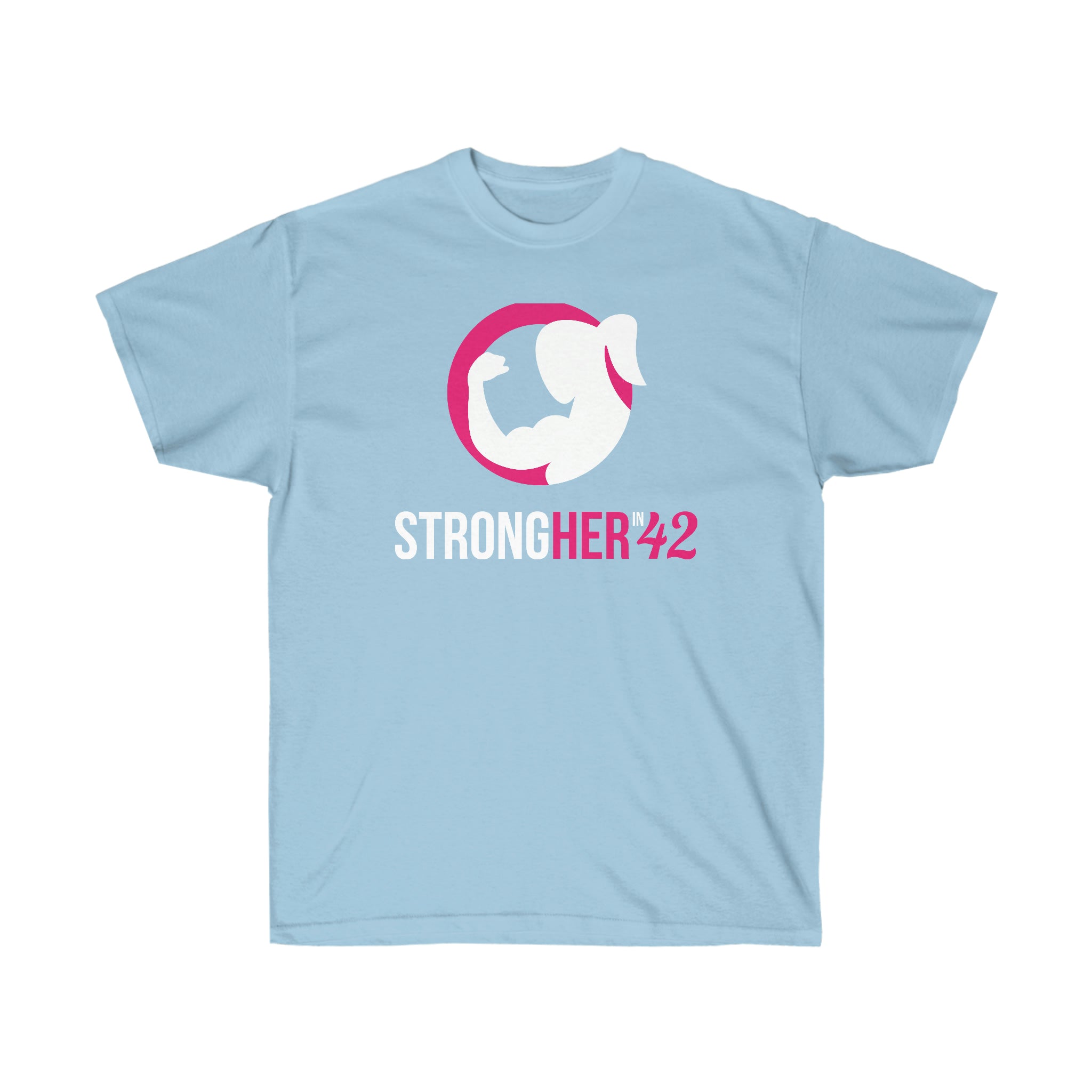 Strong Her in 42 - Classic Color Logo - Unisex Ultra Cotton Tee