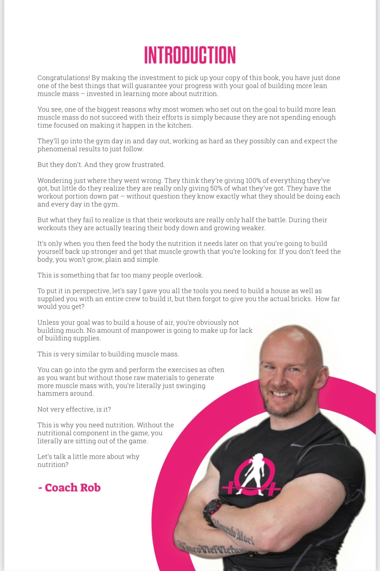 Muscle Building Nutrition For Women - Digital Version