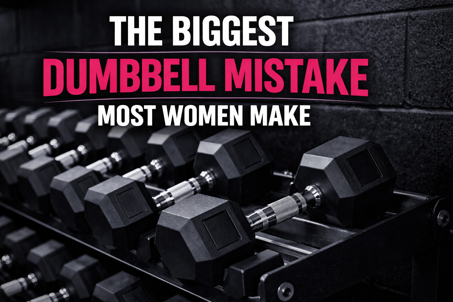 The Biggest Dumbbell Mistake Most Women Make When They First Start Lifting