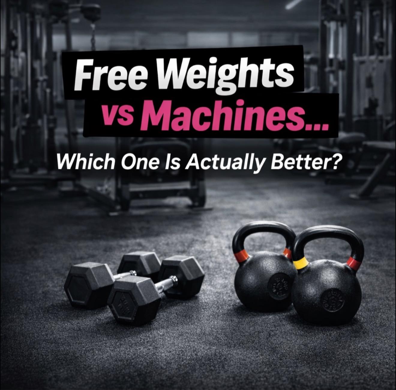 Free Weights vs Machines — Which One Is Actually Better?
