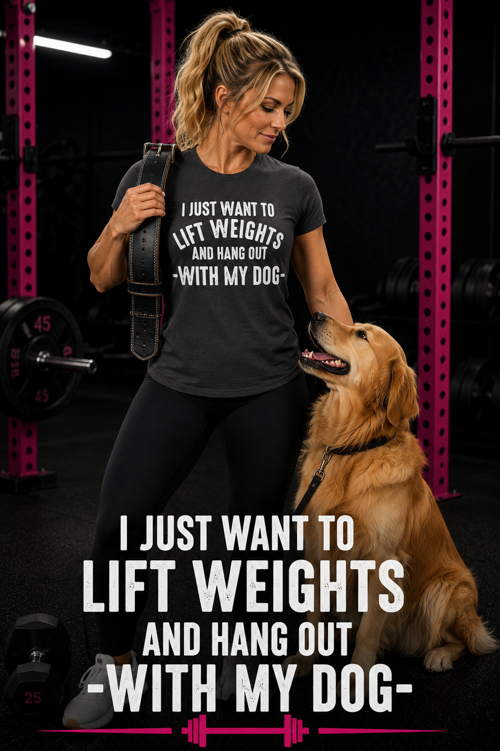 Lift Weights & Hang With My Dog