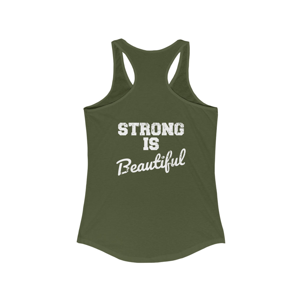 Strong Is Beautiful - Women's Ideal Racerback Tank - Classic Logo - (BEST SELLER)