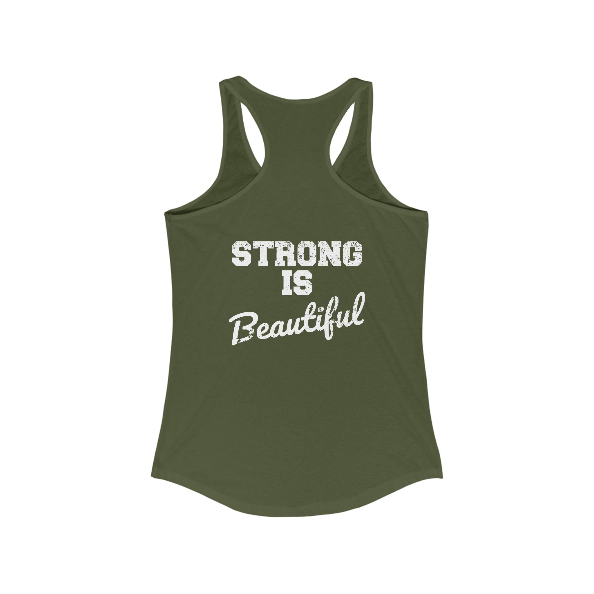 Strong Is Beautiful - Women's Ideal Racerback Tank - Classic Logo - (BEST SELLER)