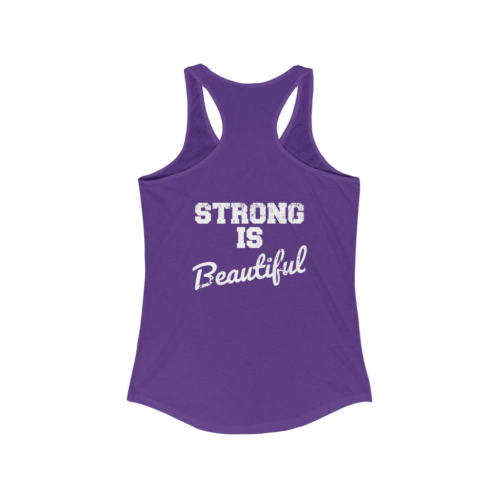 Strong Is Beautiful - Women's Ideal Racerback Tank - Classic Logo - (BEST SELLER)