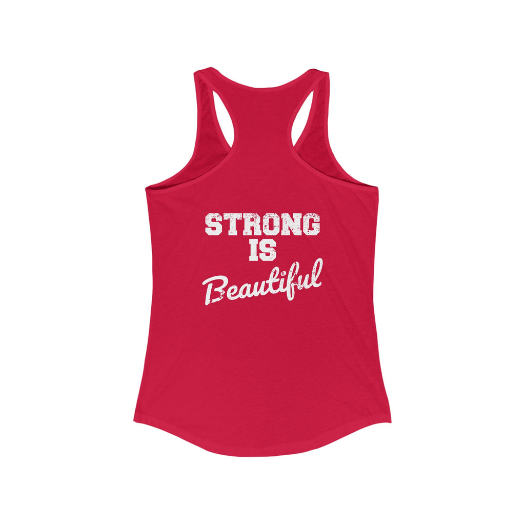 Strong Is Beautiful - Women's Ideal Racerback Tank - Classic Logo - (BEST SELLER)