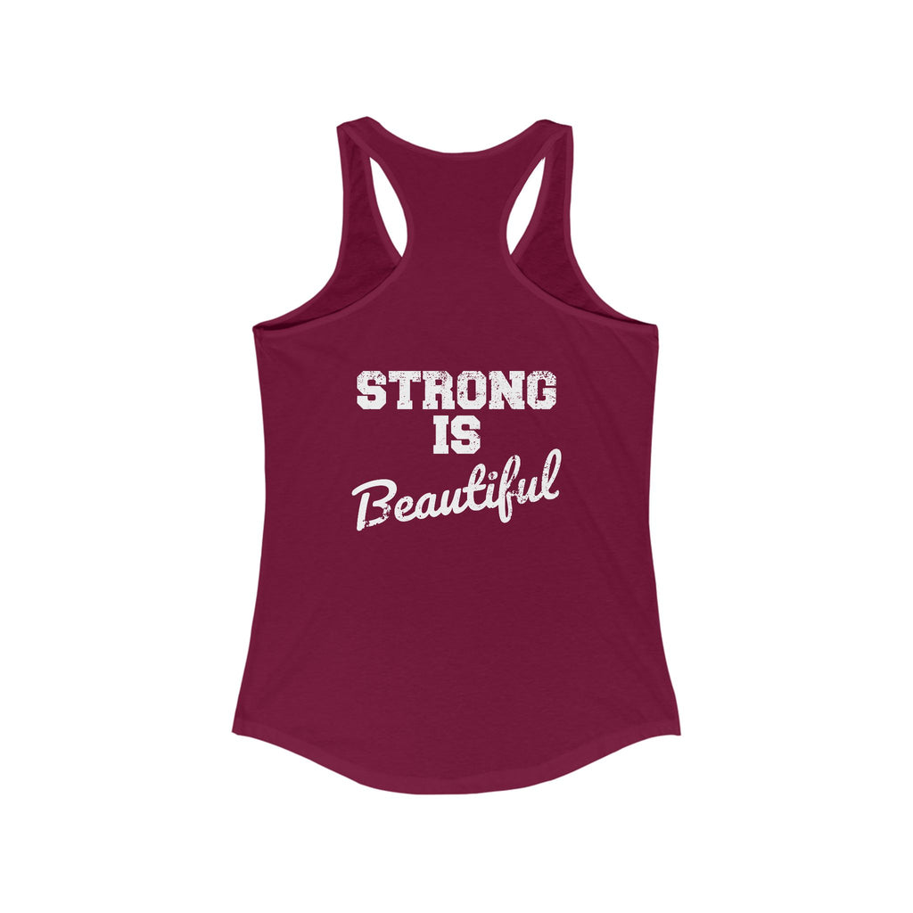 Strong Is Beautiful - Women's Ideal Racerback Tank - Classic Logo - (BEST SELLER)
