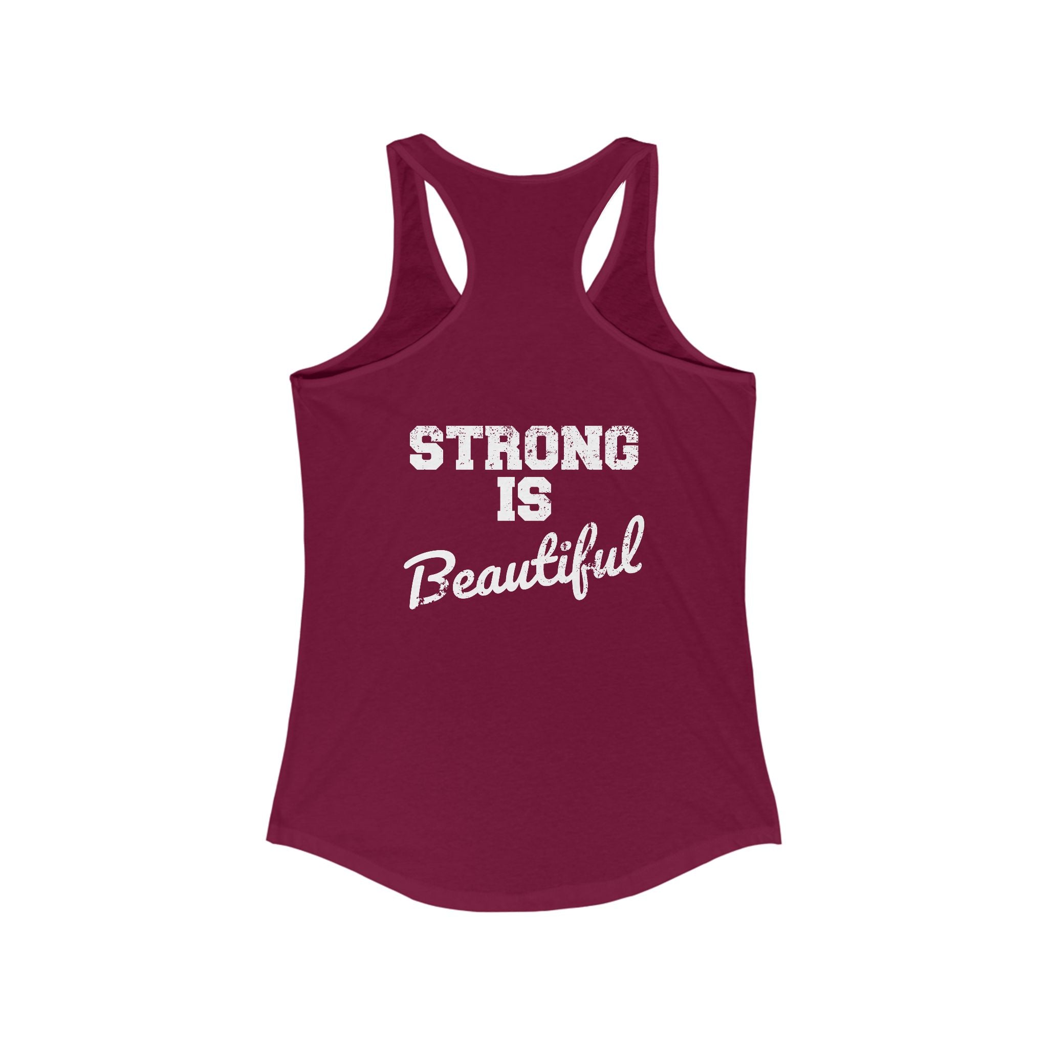 Strong Is Beautiful - Women's Ideal Racerback Tank - Classic Logo - (BEST SELLER)
