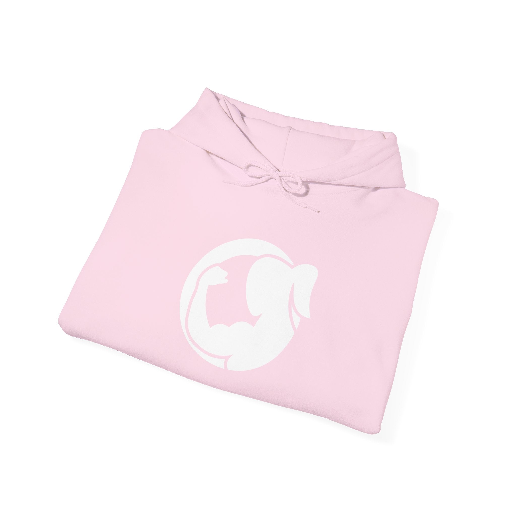 Strong Her – Unisex Heavy Blend™ Hooded Sweatshirt (White Logo) 💪