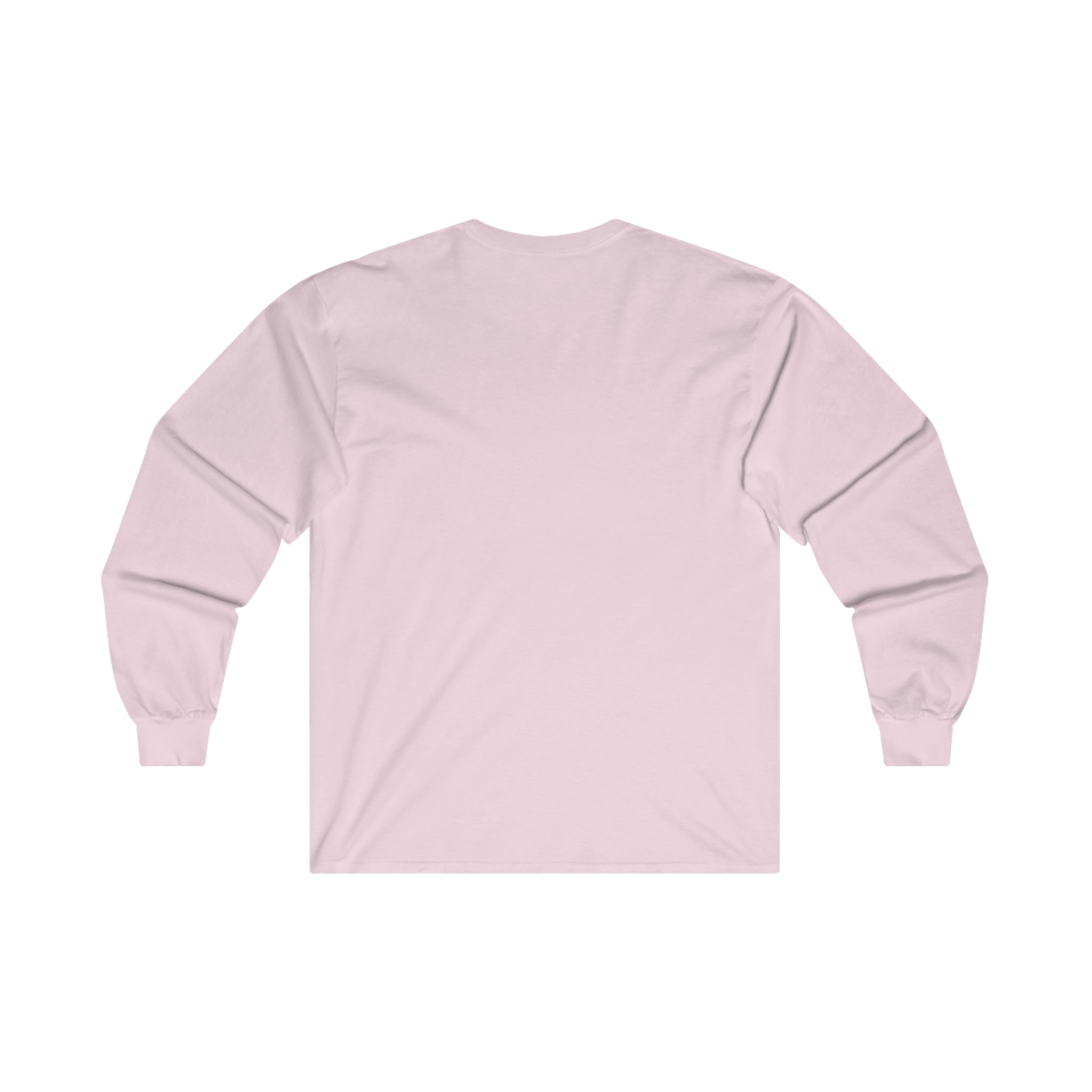 Distressed - Ultra Cotton Long Sleeve Tee - Black Logo