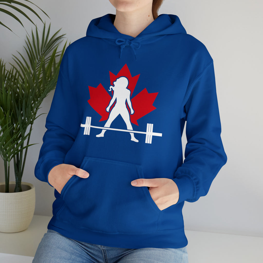 Unisex Heavy Blend Hooded Sweatshirt - Canada Dark Logo - Plain Back