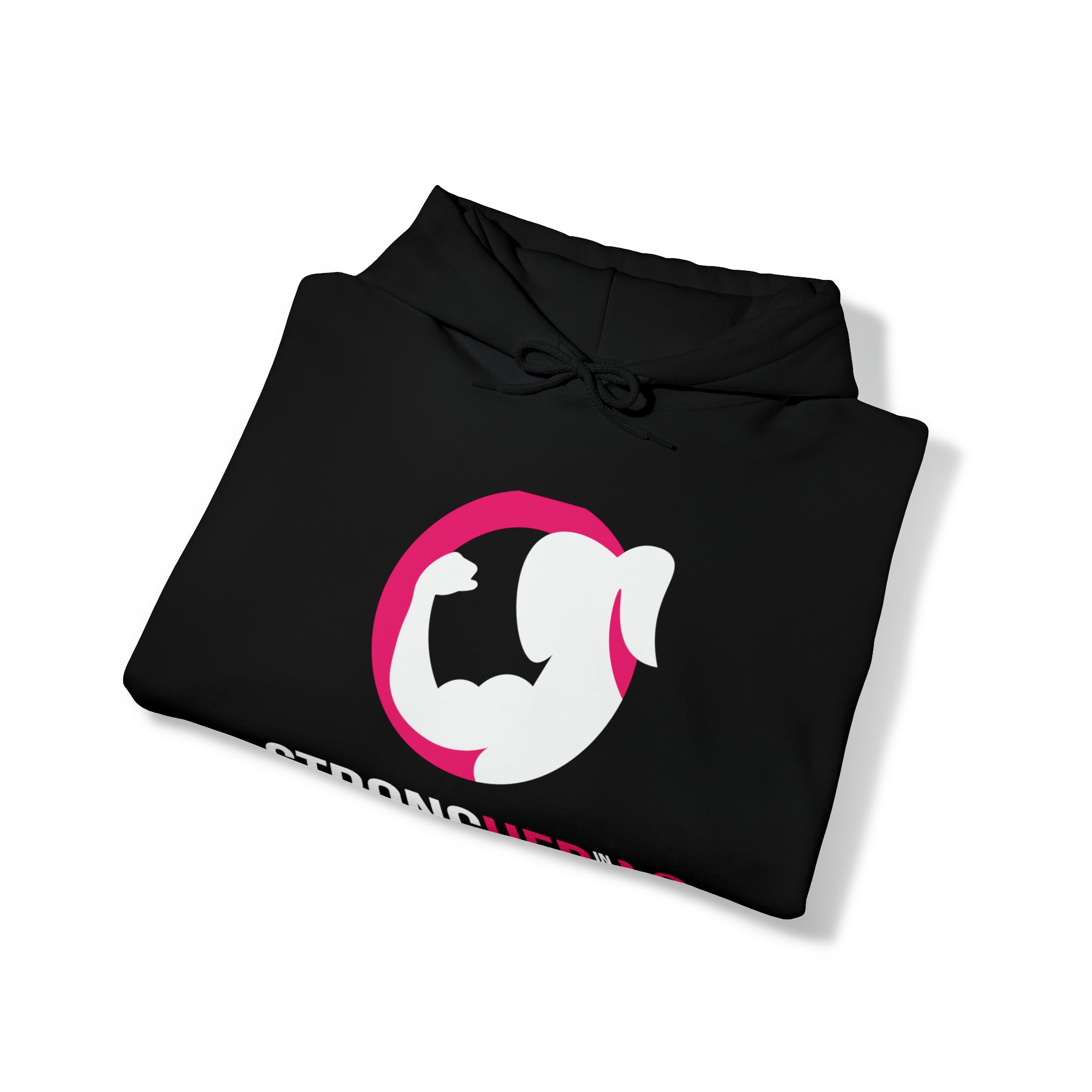 Strong Her in 42 - Classic Color Logo - Unisex Heavy Blend Hooded Sweatshirt