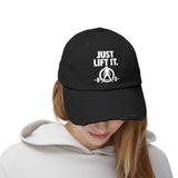 Just Lift It - Unisex Distressed Cap