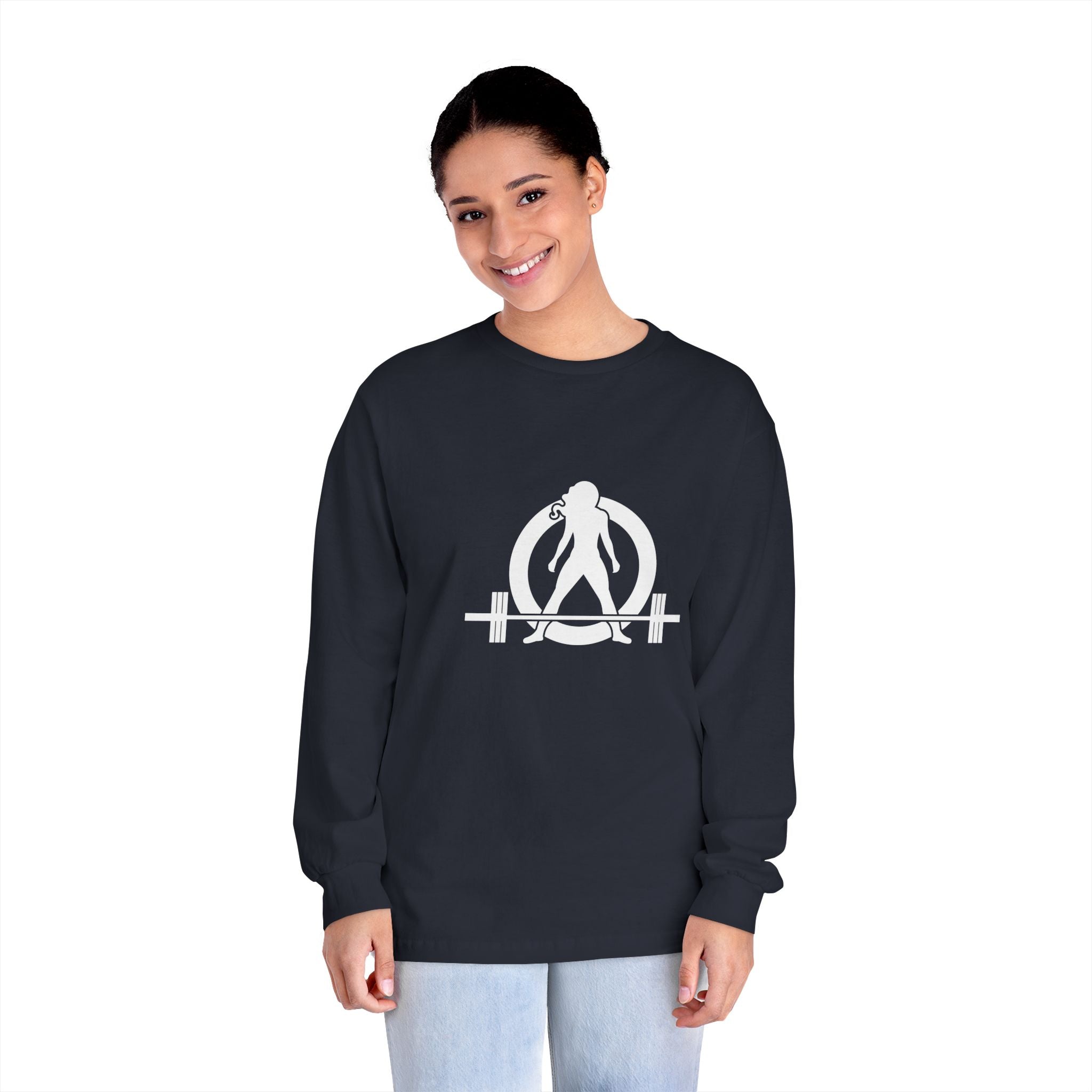 Unisex Classic Long Sleeve T-Shirt - WWLW White Logo